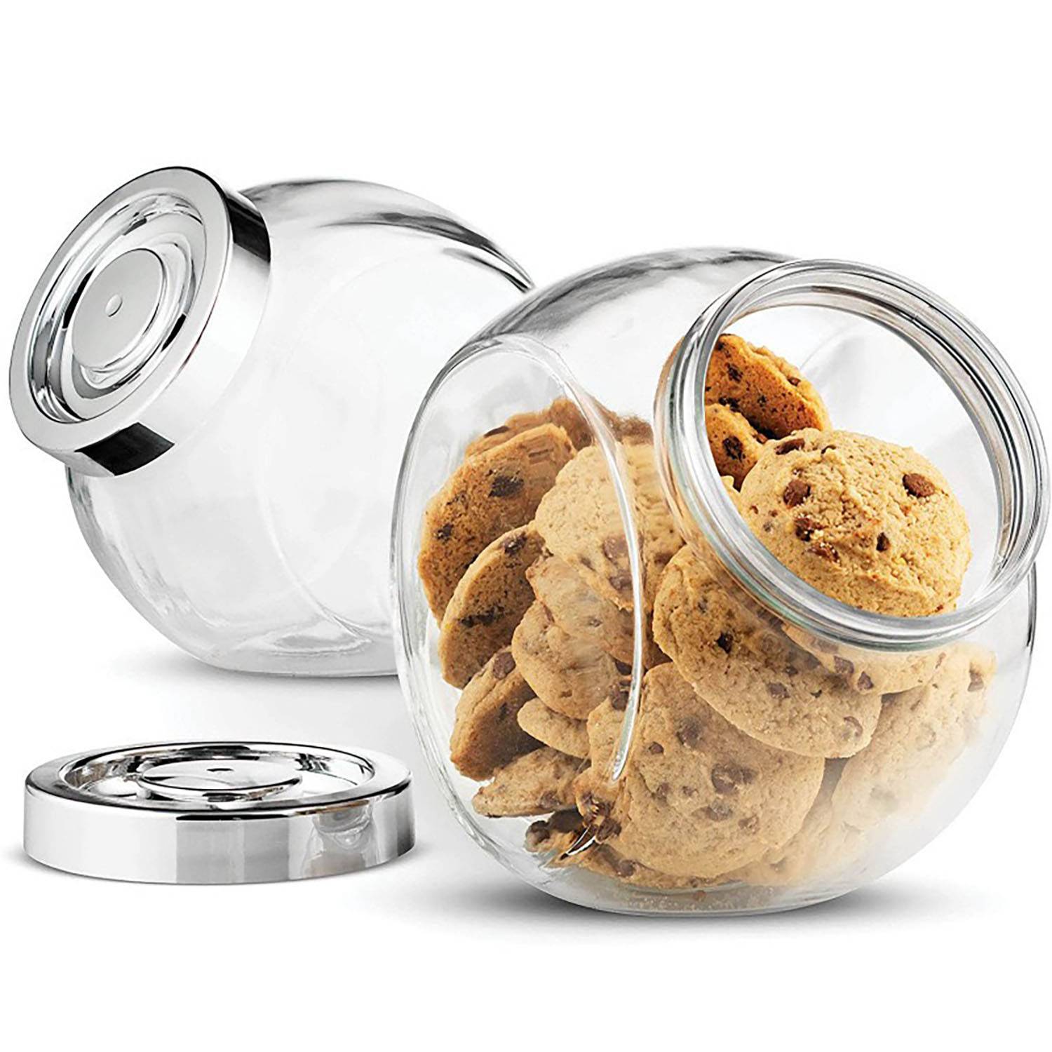6oz Airtight Glass Food Storage Jar w/ Lid 5