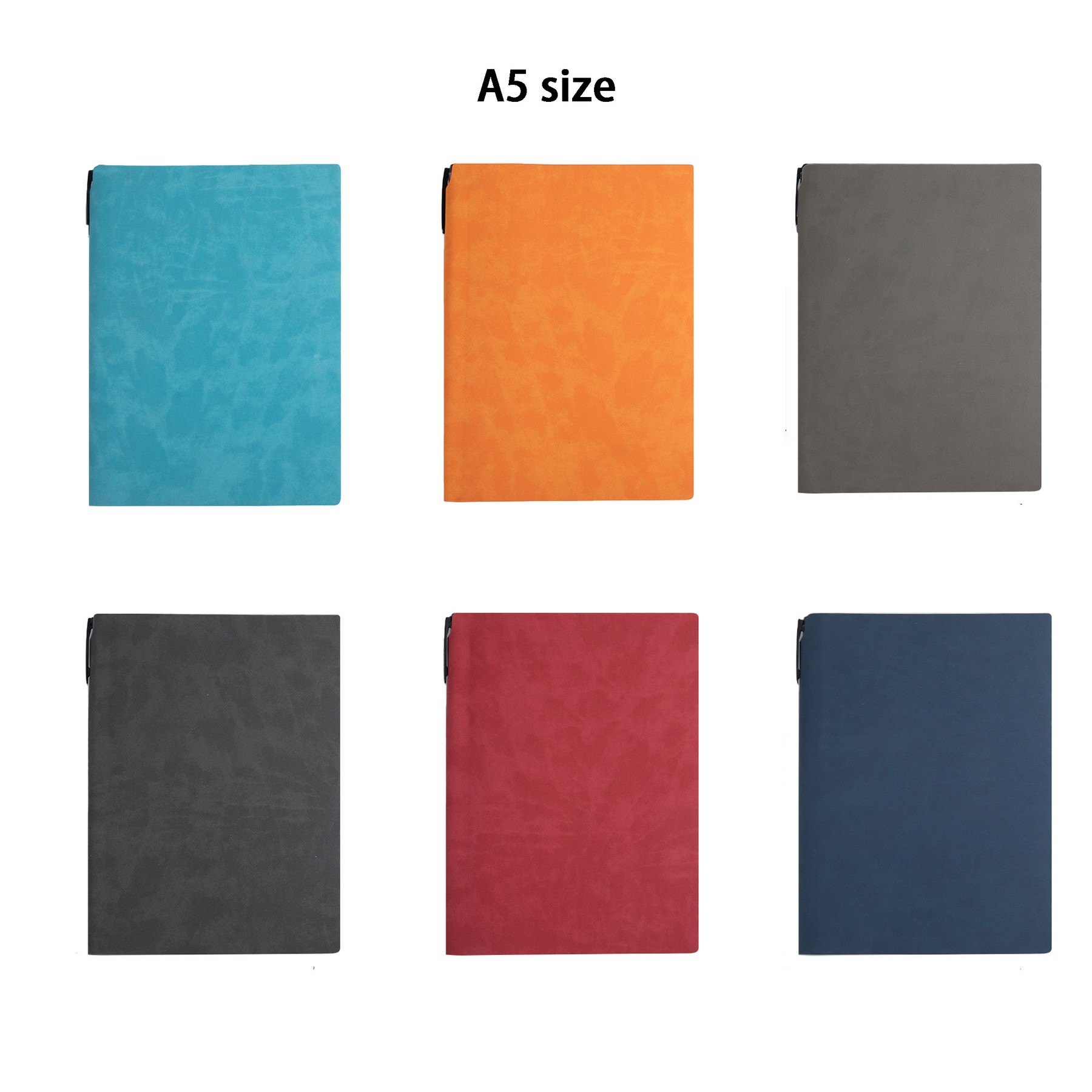 Classic Notebook, Elegant Leather-look Cover With A Pen Slot 2