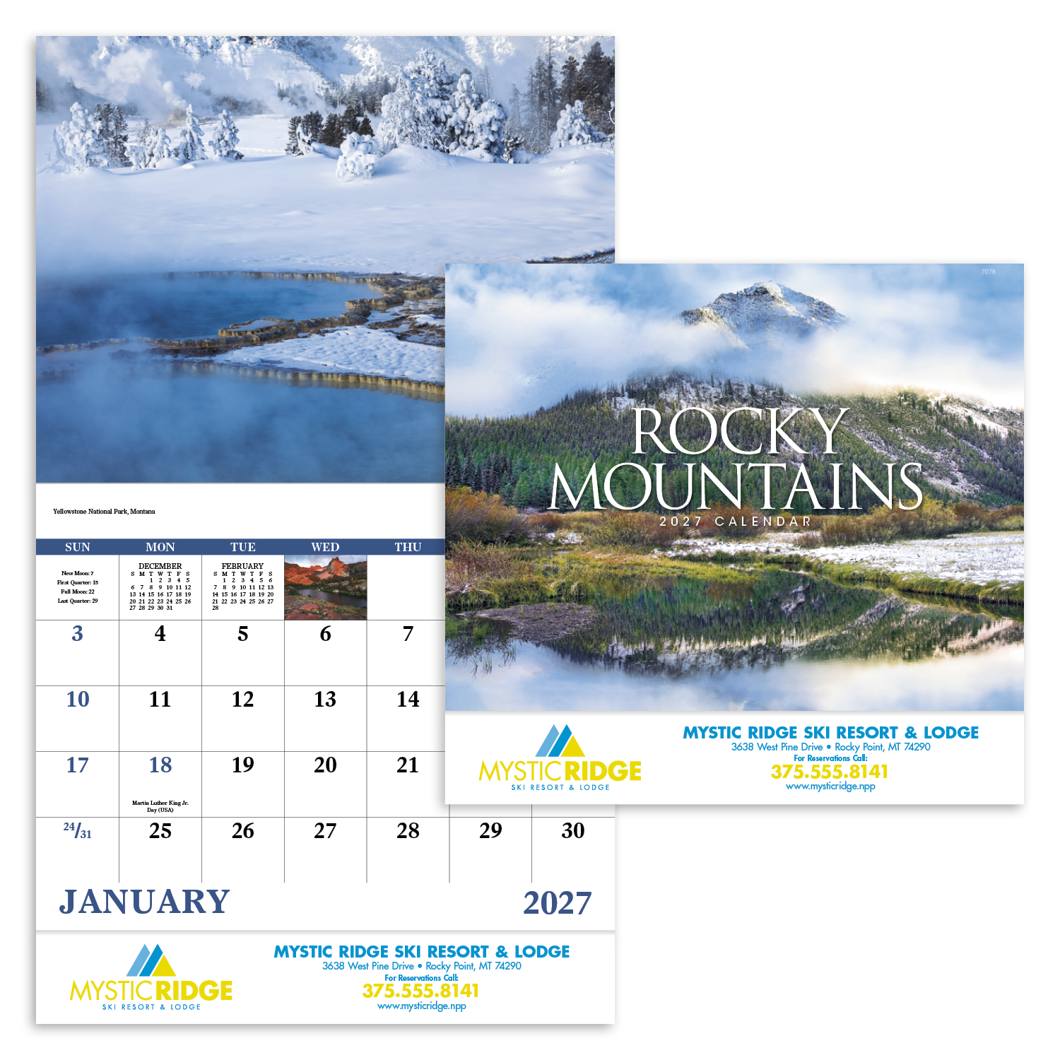 Good Value™ Rocky Mountains - Stapled Calendar 2