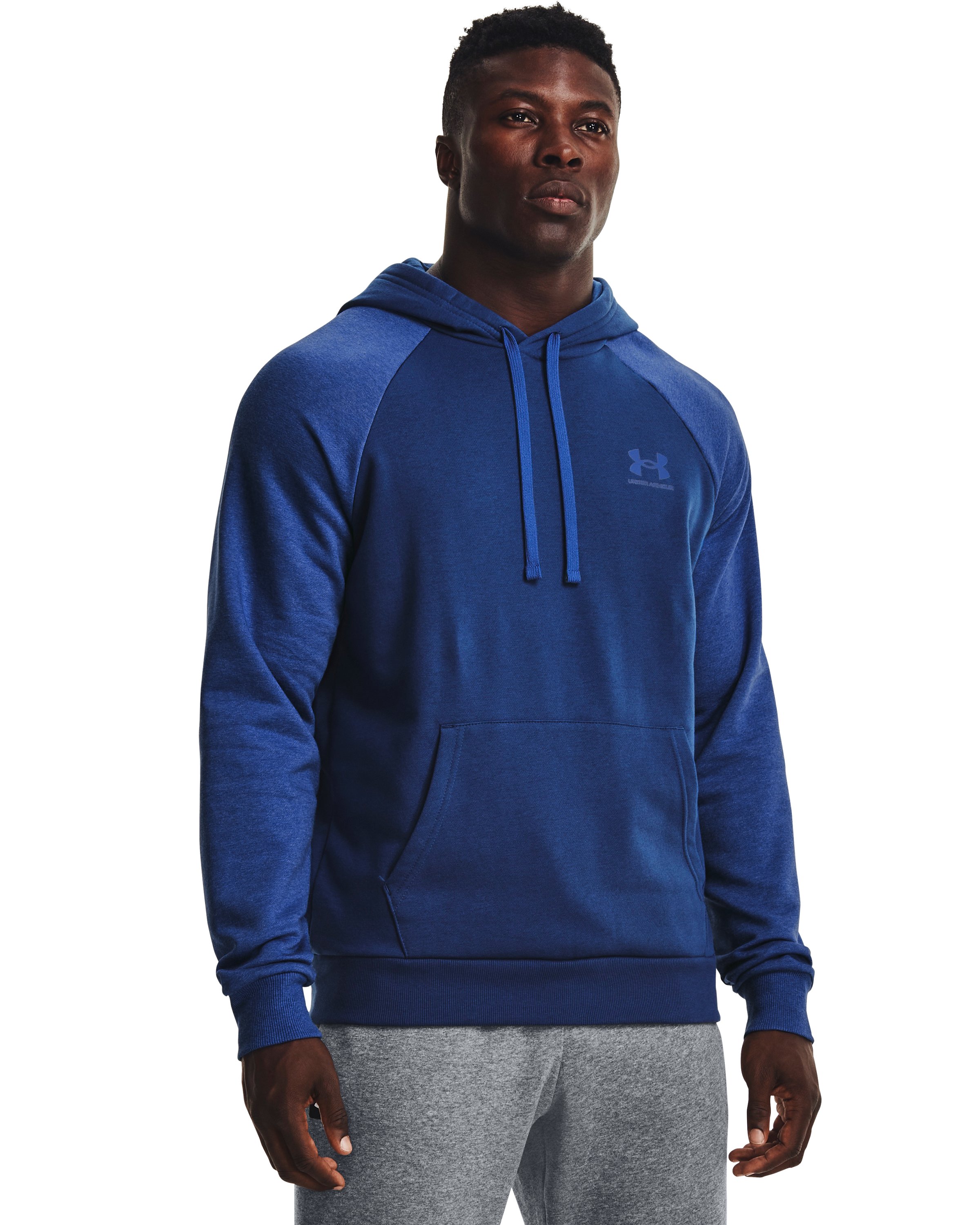 UA Rival Fleece Colorblock Men's Hoodie 11