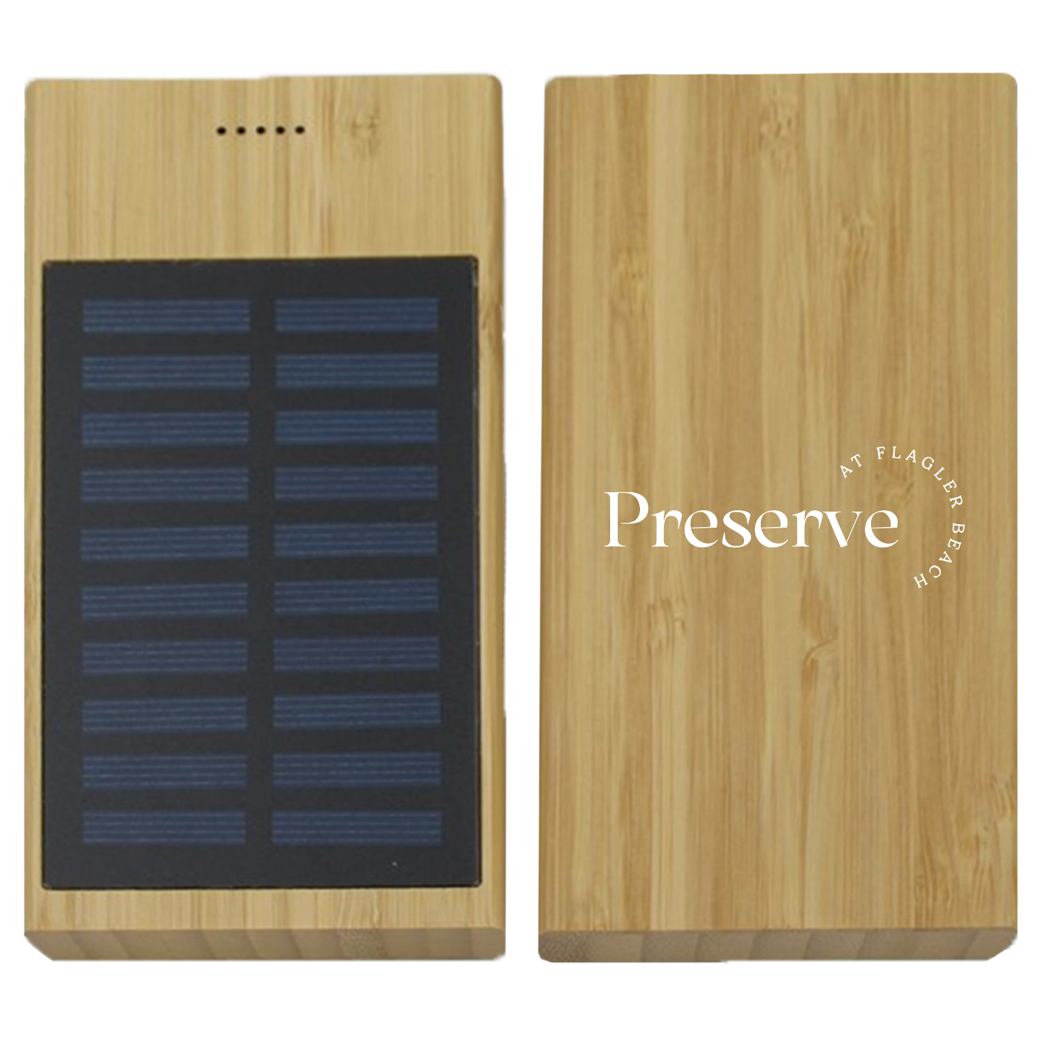 8,000 mAh Bamboo Solar Power Bank 2