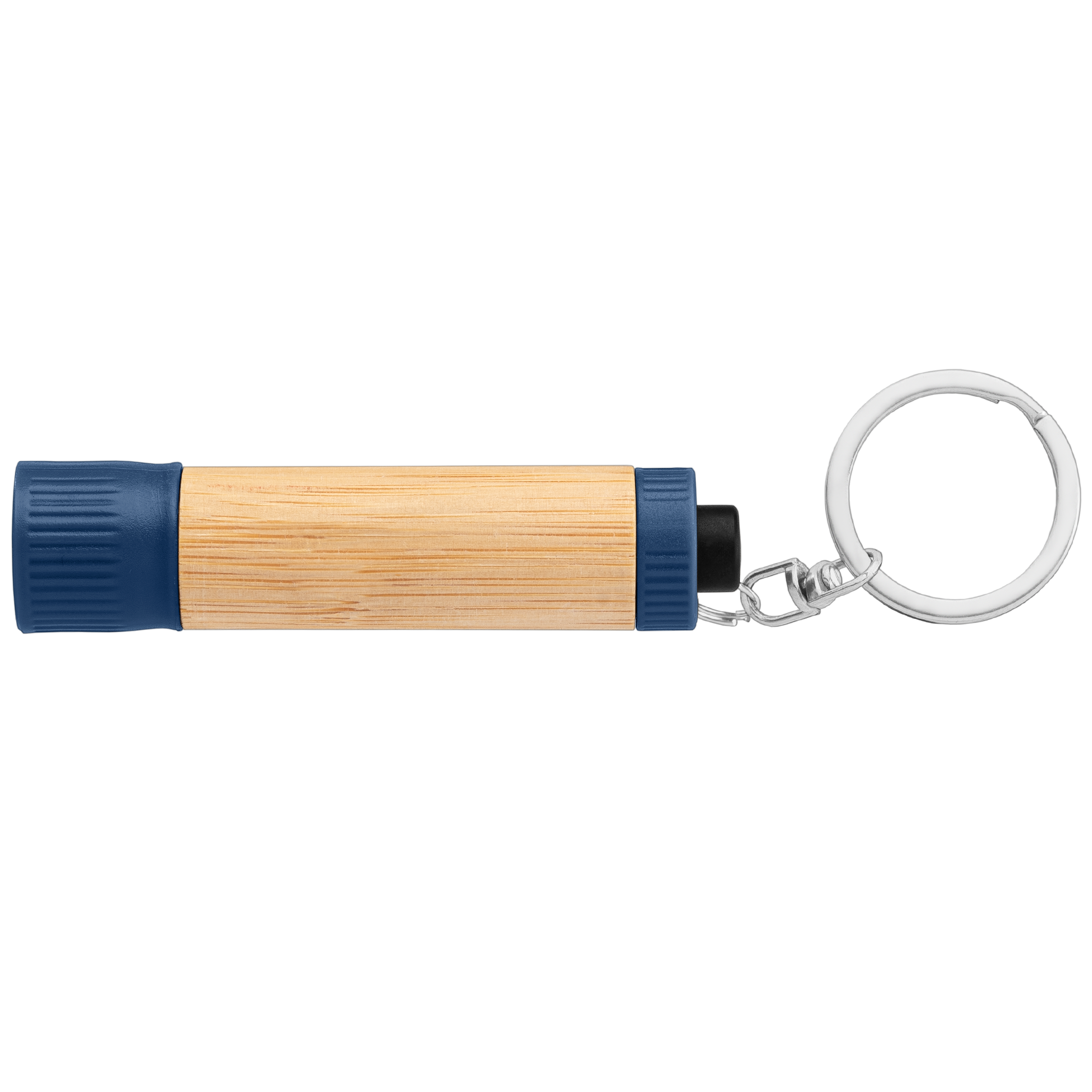 Bamboo LED Flashlight with Keyring 10