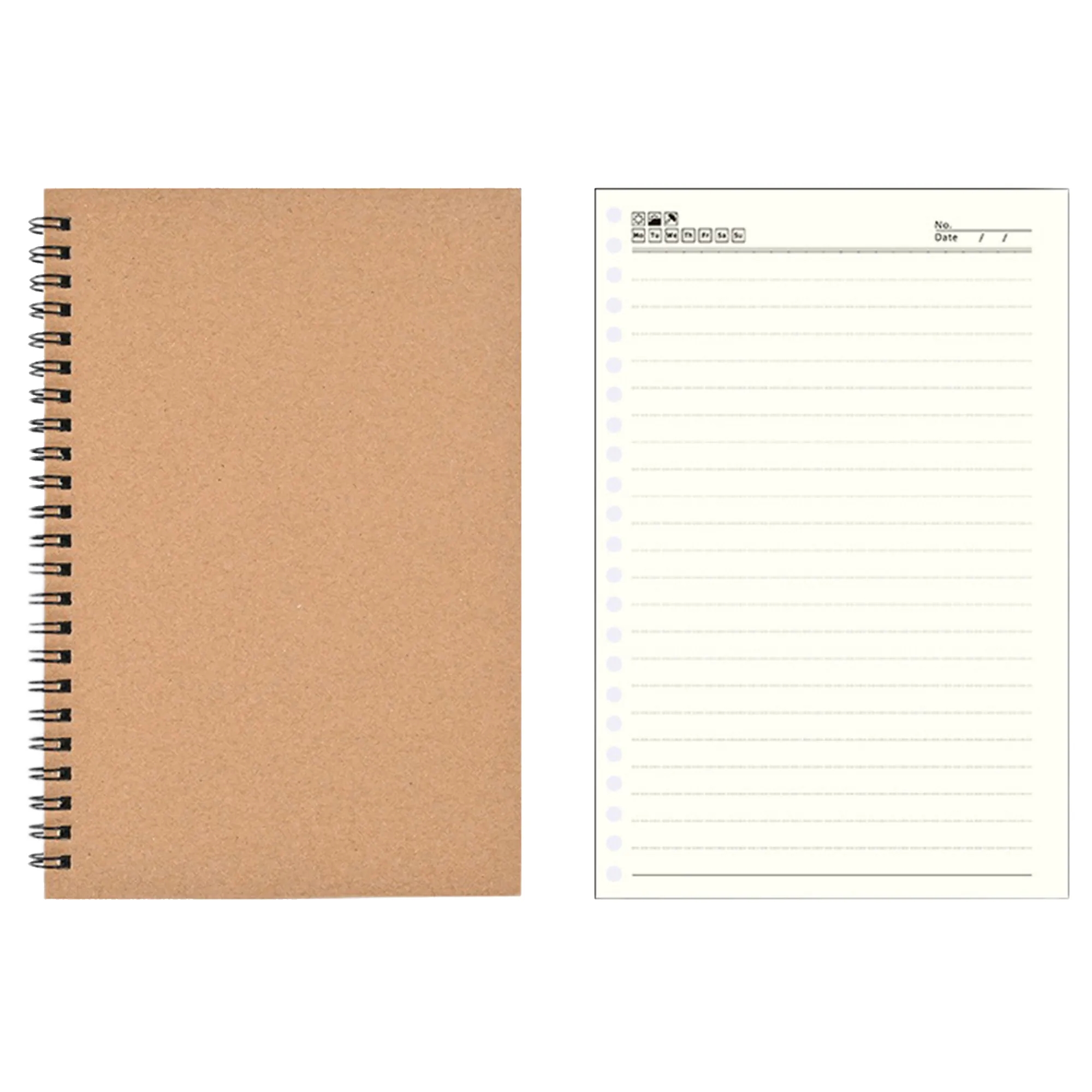 A5 Kraft Paper Cover Notepad 6