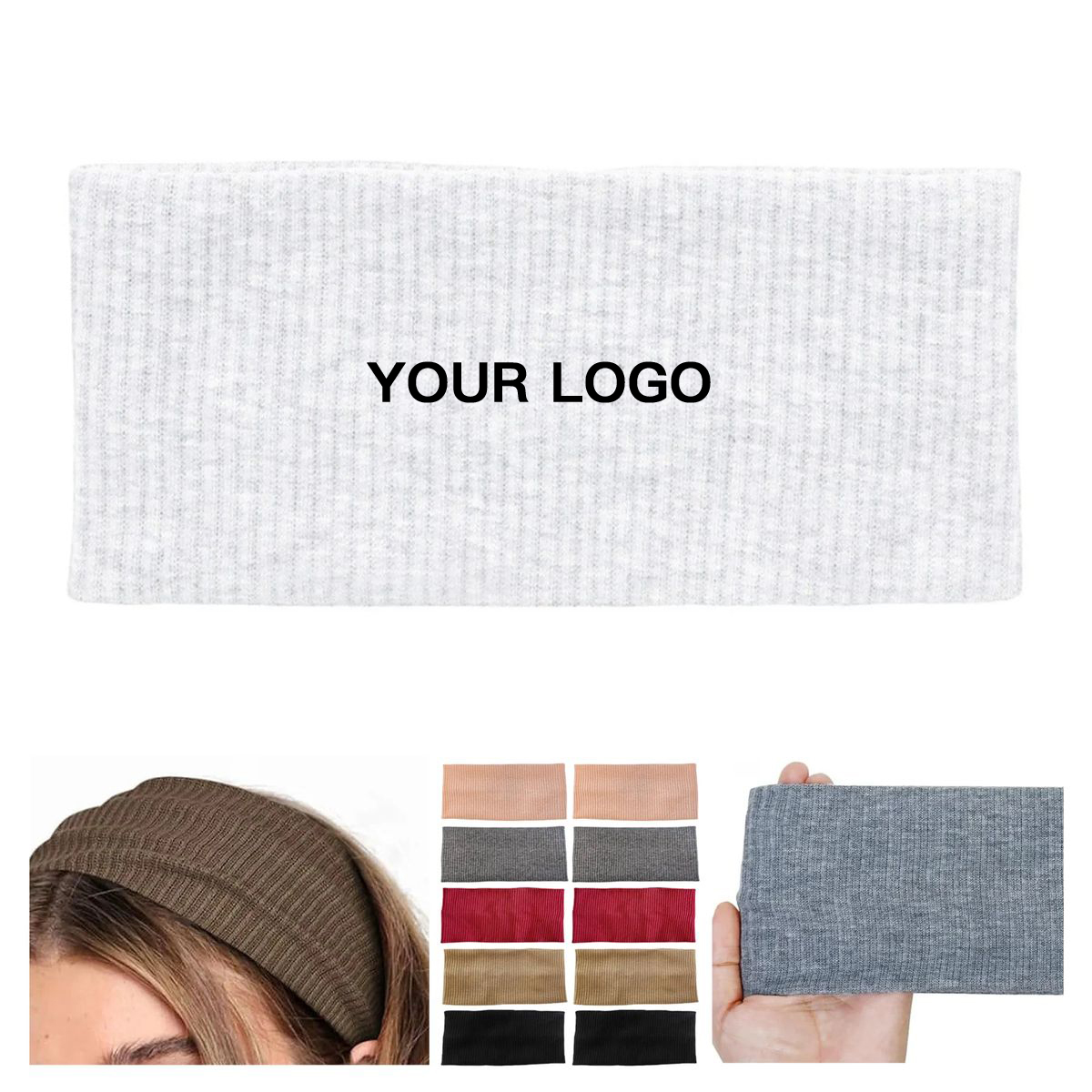 Elastic Organic Running Fitness Headband 4
