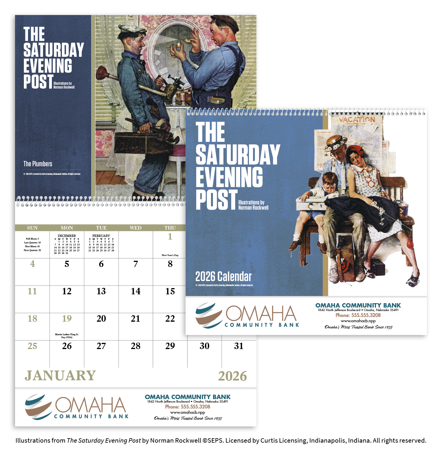 Good Value™ The Saturday Evening Post Illustrations by Norman Rockwell – Spiral Calendar 67