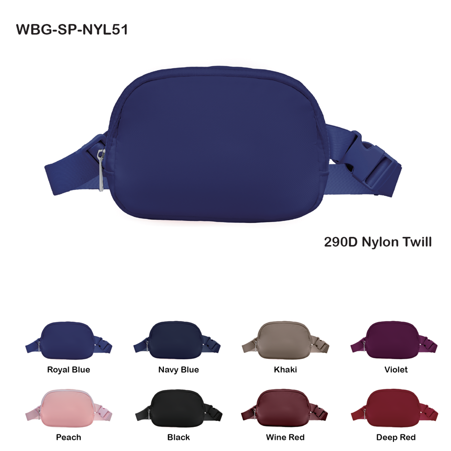 290D Nylon Twill Minimalist Belt Bag 1L 4