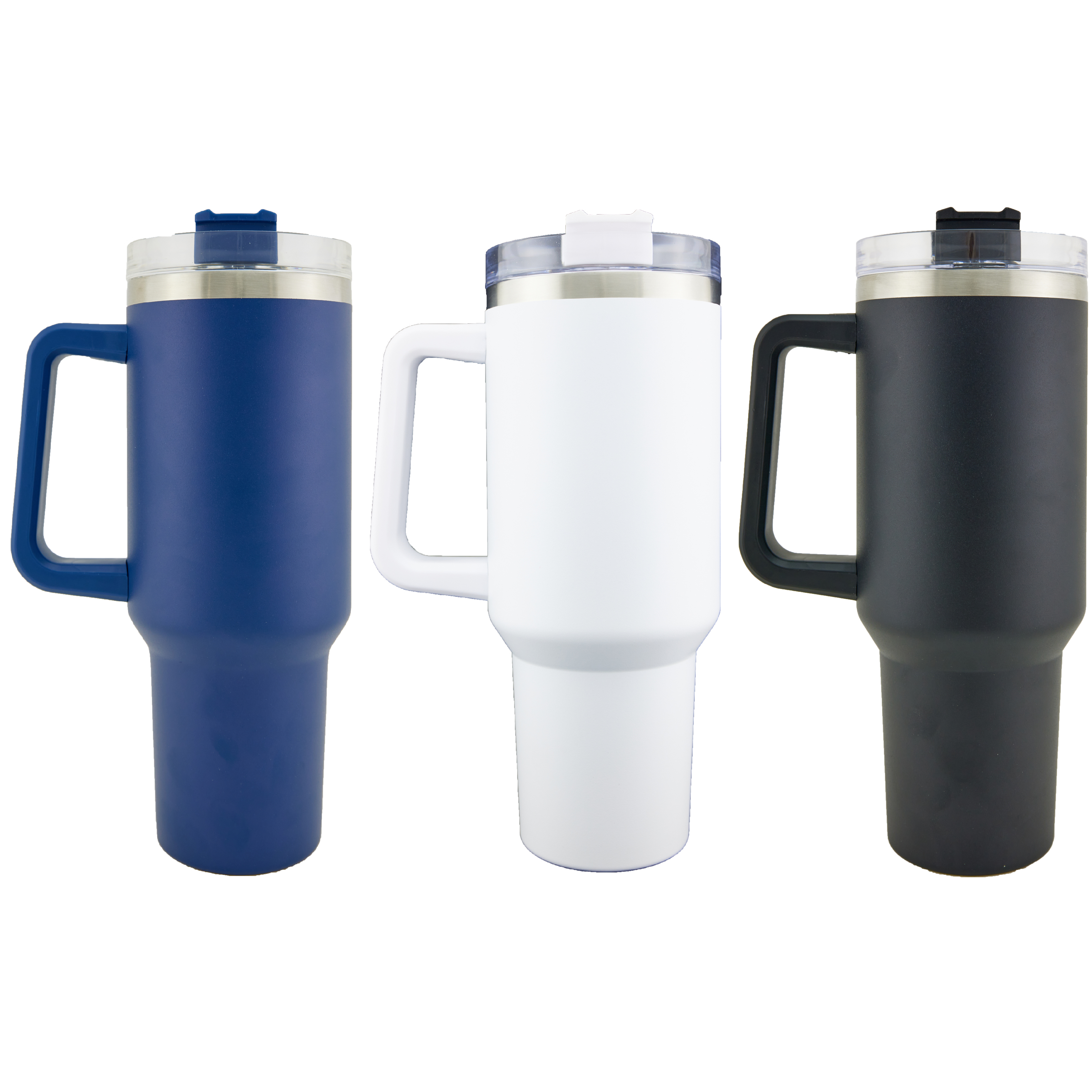 Oceanside 40oz Double Wall Stainless Steel Vacuum Insulated Tumbler with Handle and Straw 15