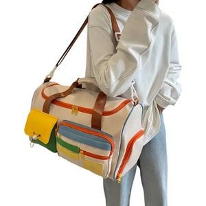 25L Travel Gym Duffel Bag with Shoes Compartment 8