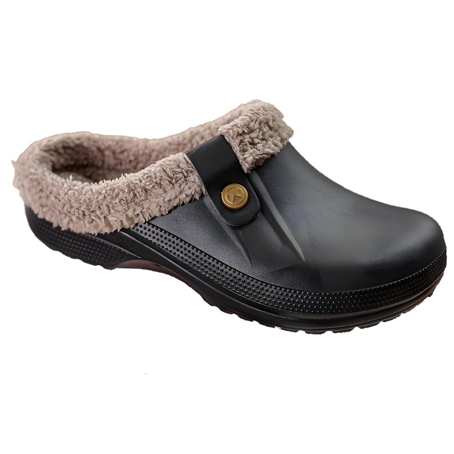 Classic Fur Lined Clog Waterproof Winter House Slippers 7