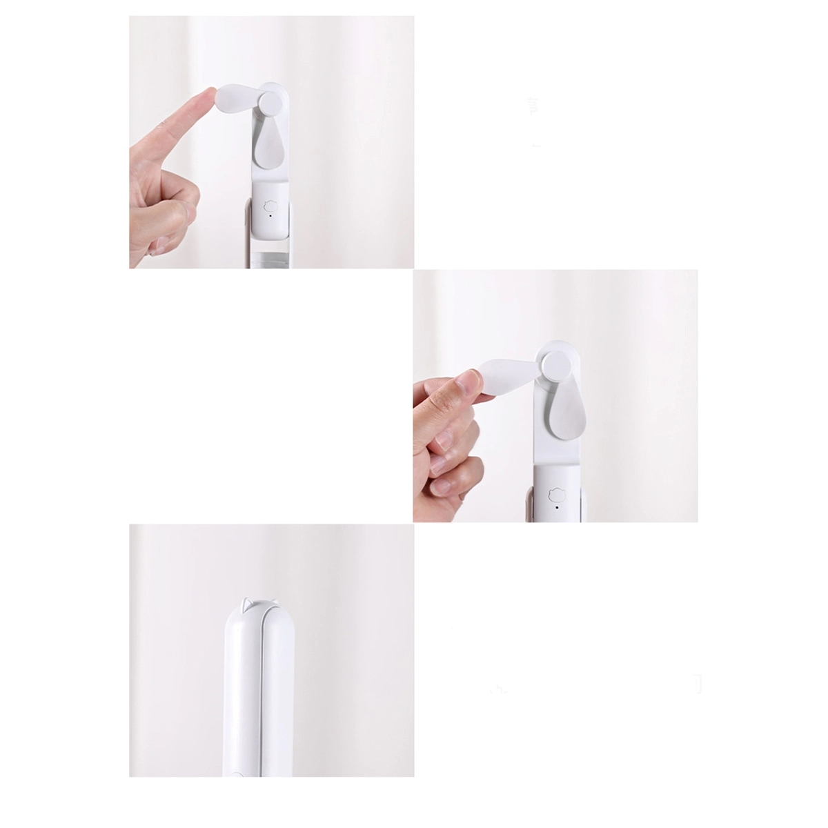 Folding Multifunctional Power Bank Small Fan 3
