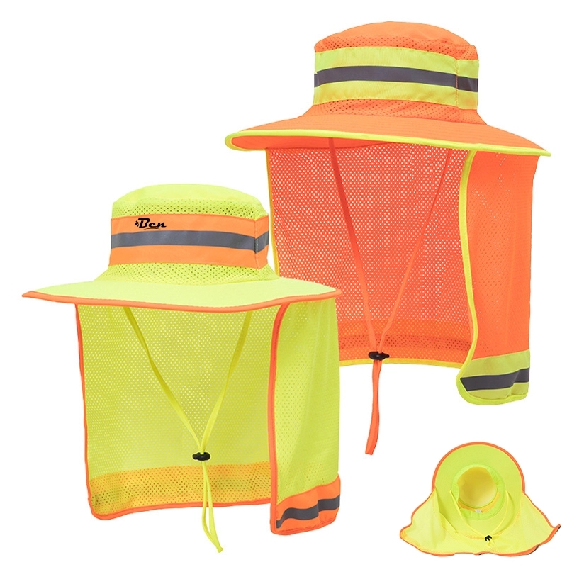 Full Standard Brim Mesh Sunshade High Visibility Reflective 1
