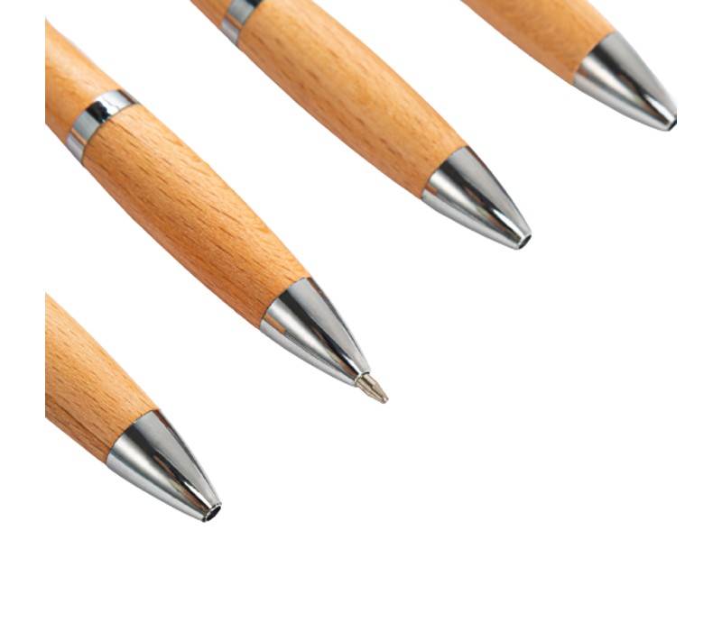 Eco-friendly Retractable Bamboo Pen 8