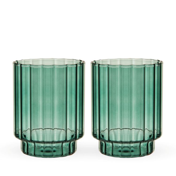Twine Living® Malachite Optic Tumbler, set of 2 4