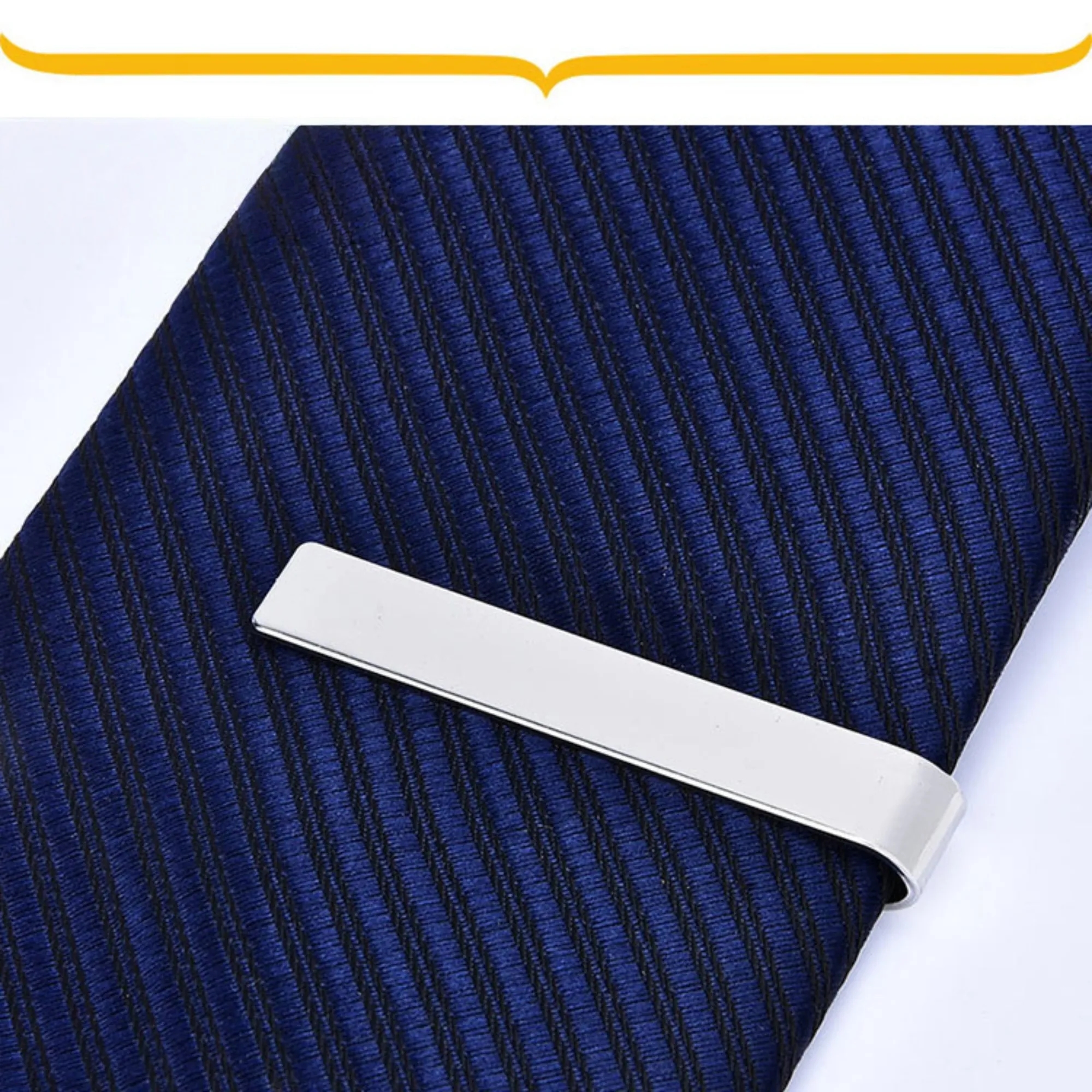 Men's stainless steel tie clip 2