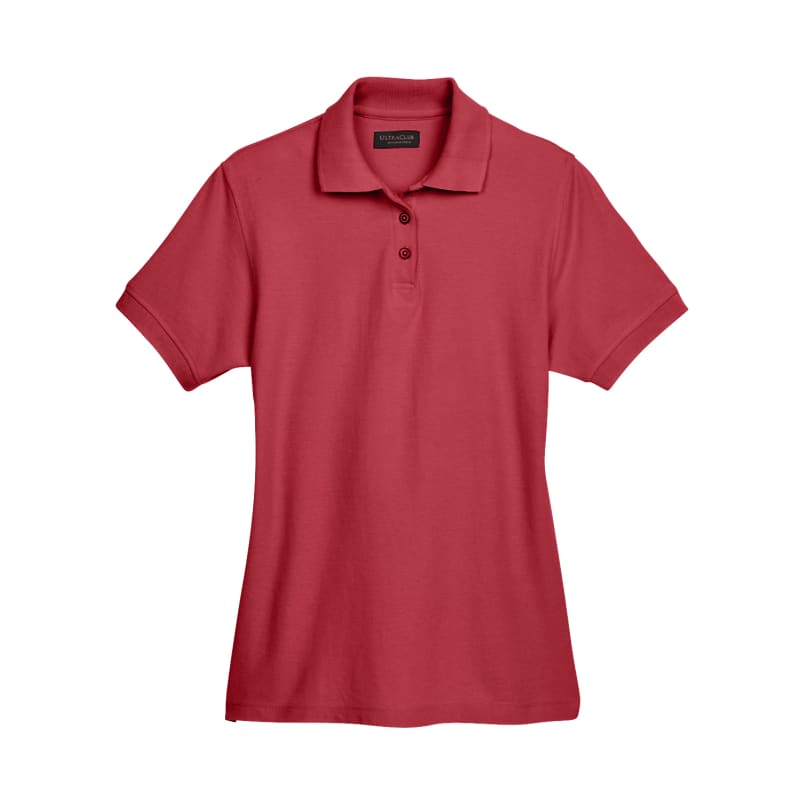 UltraClub Ladies Whisper Piqu Polo 3
