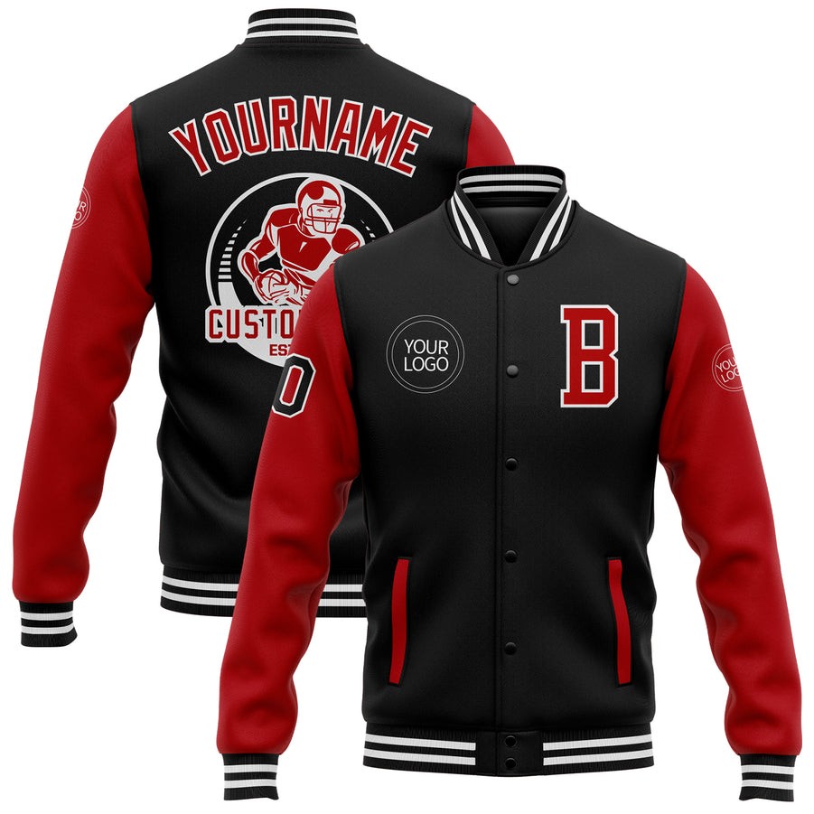 Custom Sublimated Men's Varsity / Letterman Jacket 2