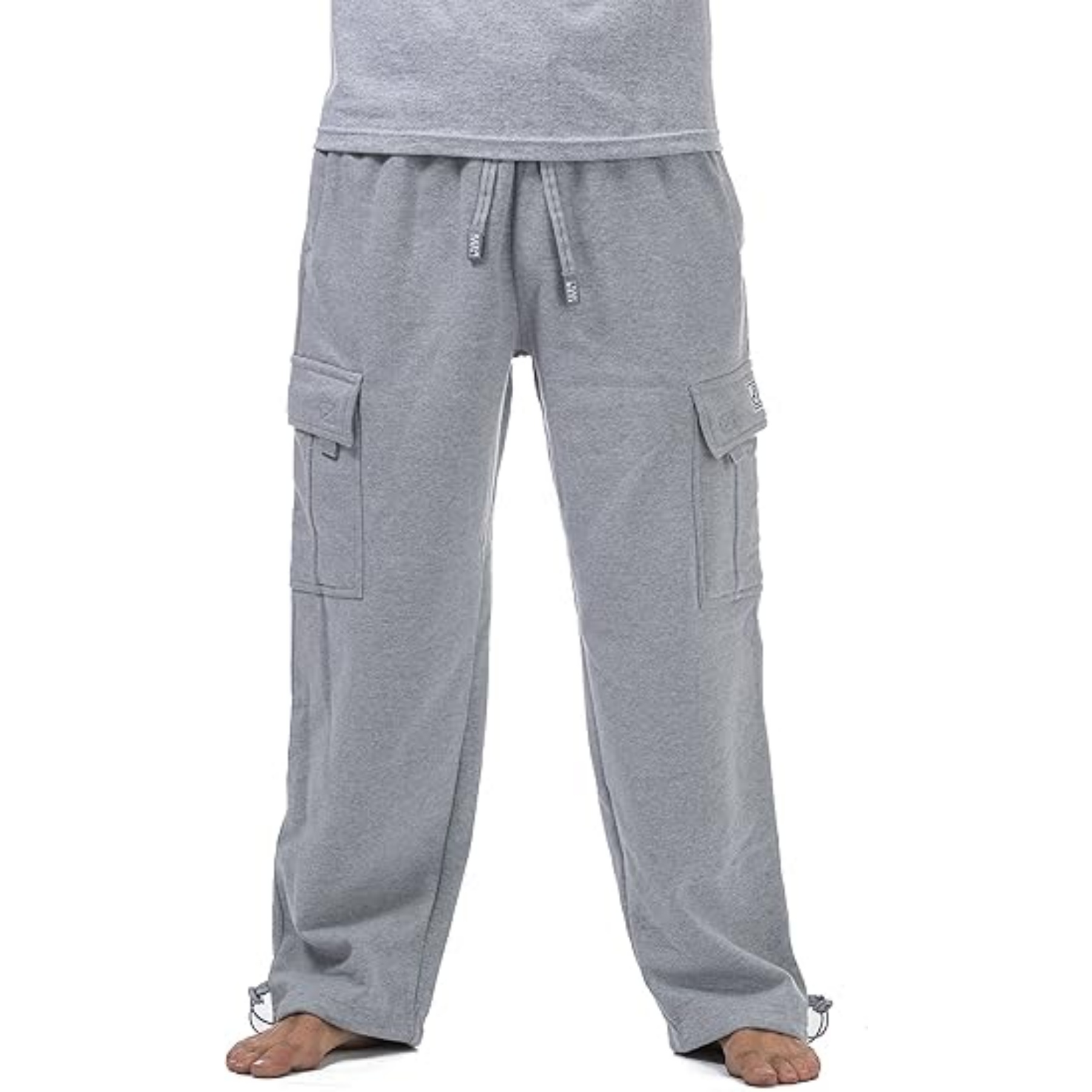 Men's Heavyweight Fleece Cargo Pants 6