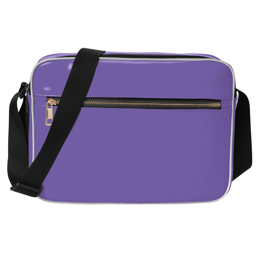 Patent Pleather Retro Shoulder Bag 6.5L 5