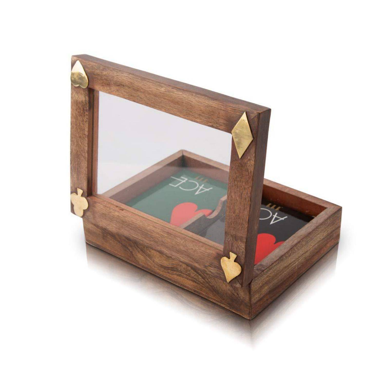 Wooden Playing Card Box 4