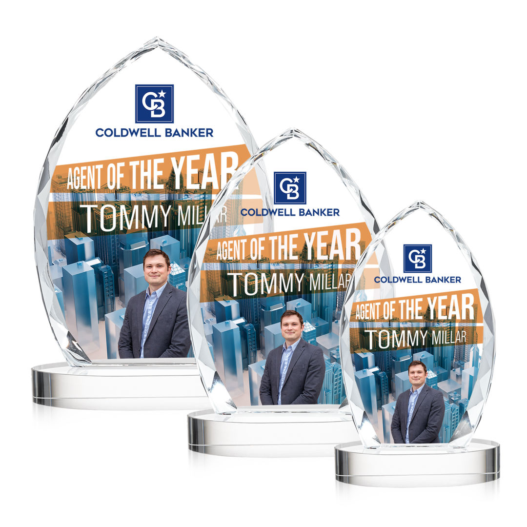 Wilton VividPrint™ Award on Alberton Base - Amber