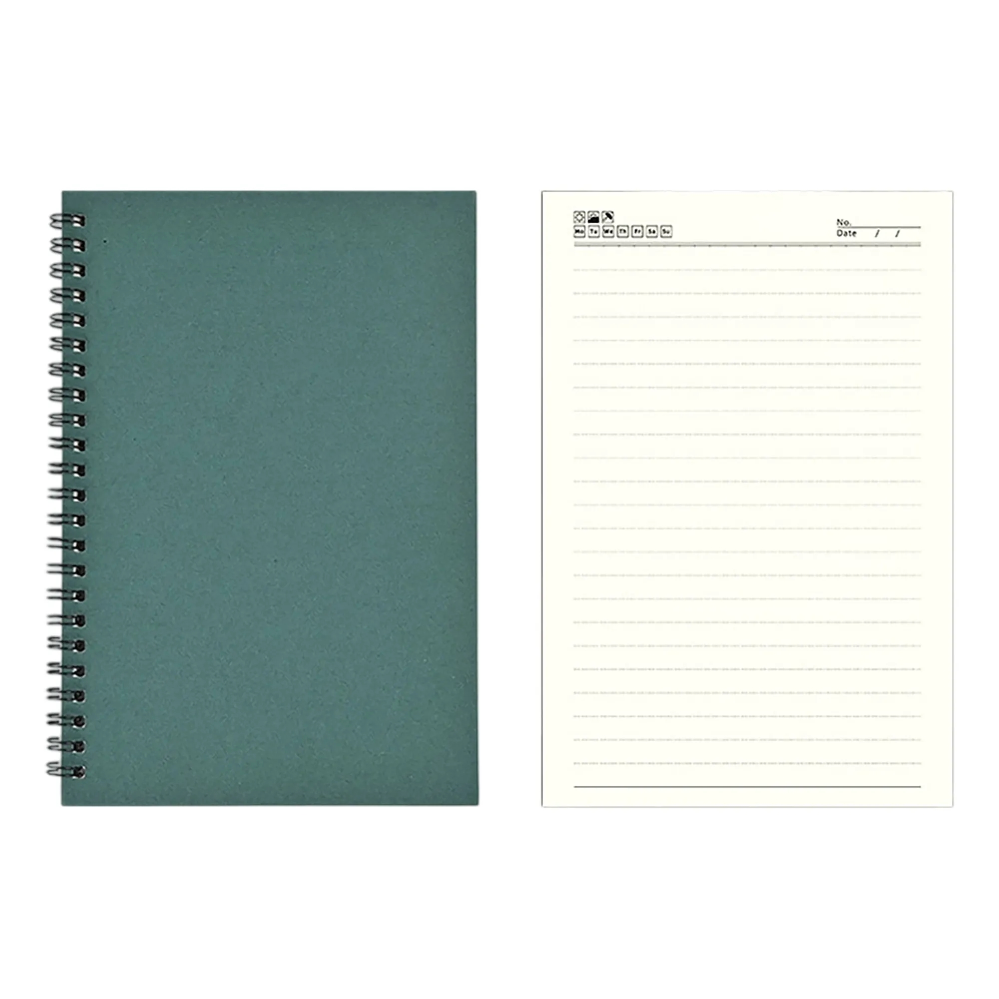 Spiral-Bound Notebook with Lined Paper 9