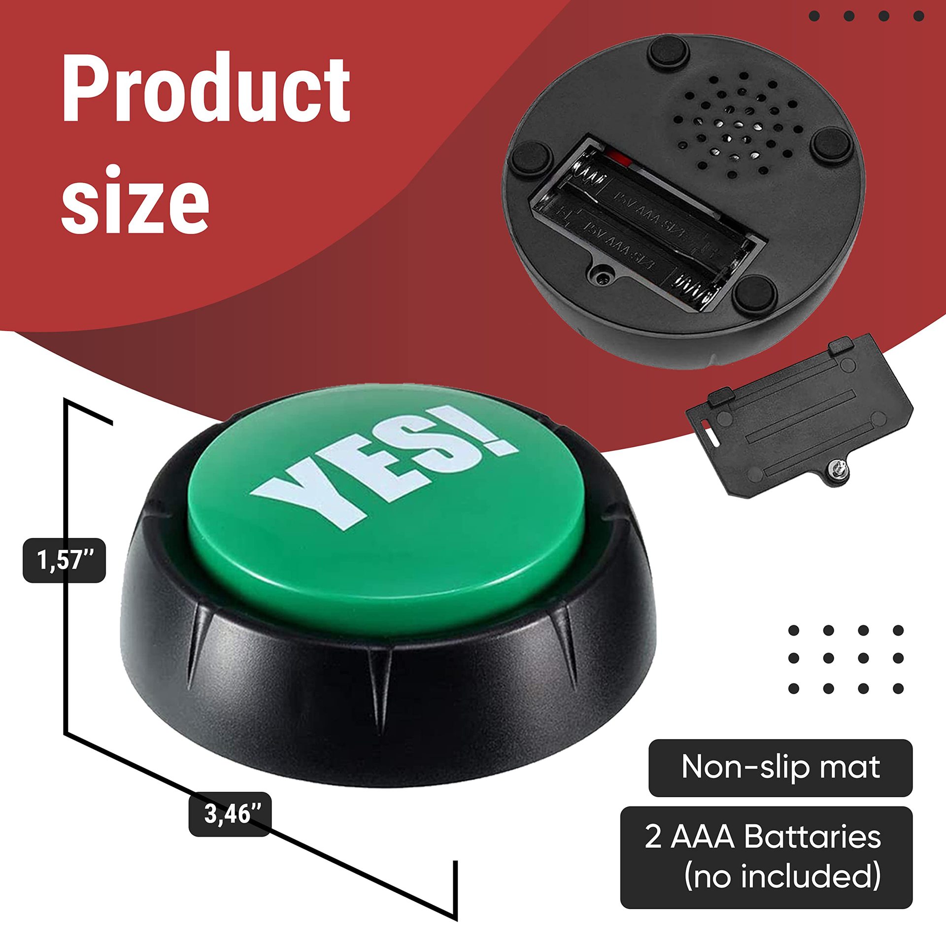 Yes and No Button With Sound 5