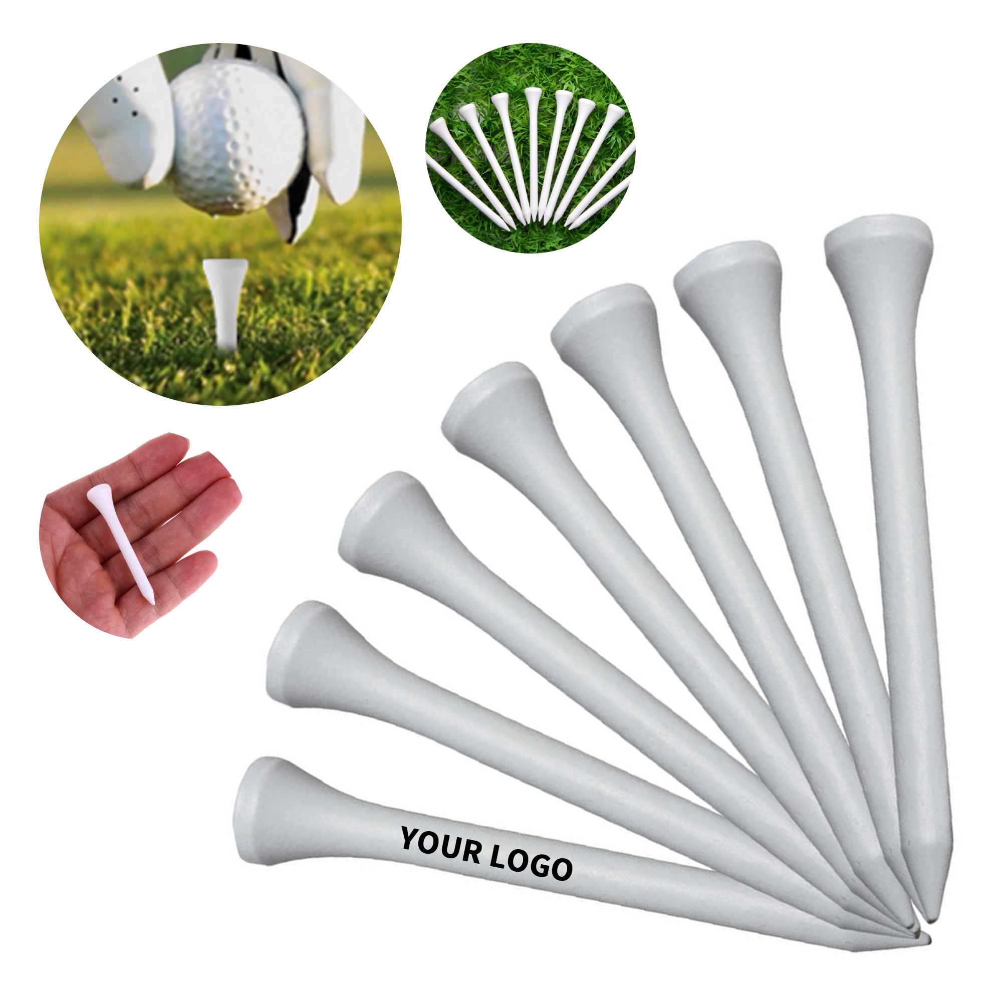 Wood Golf Tee 3.25" Length 3