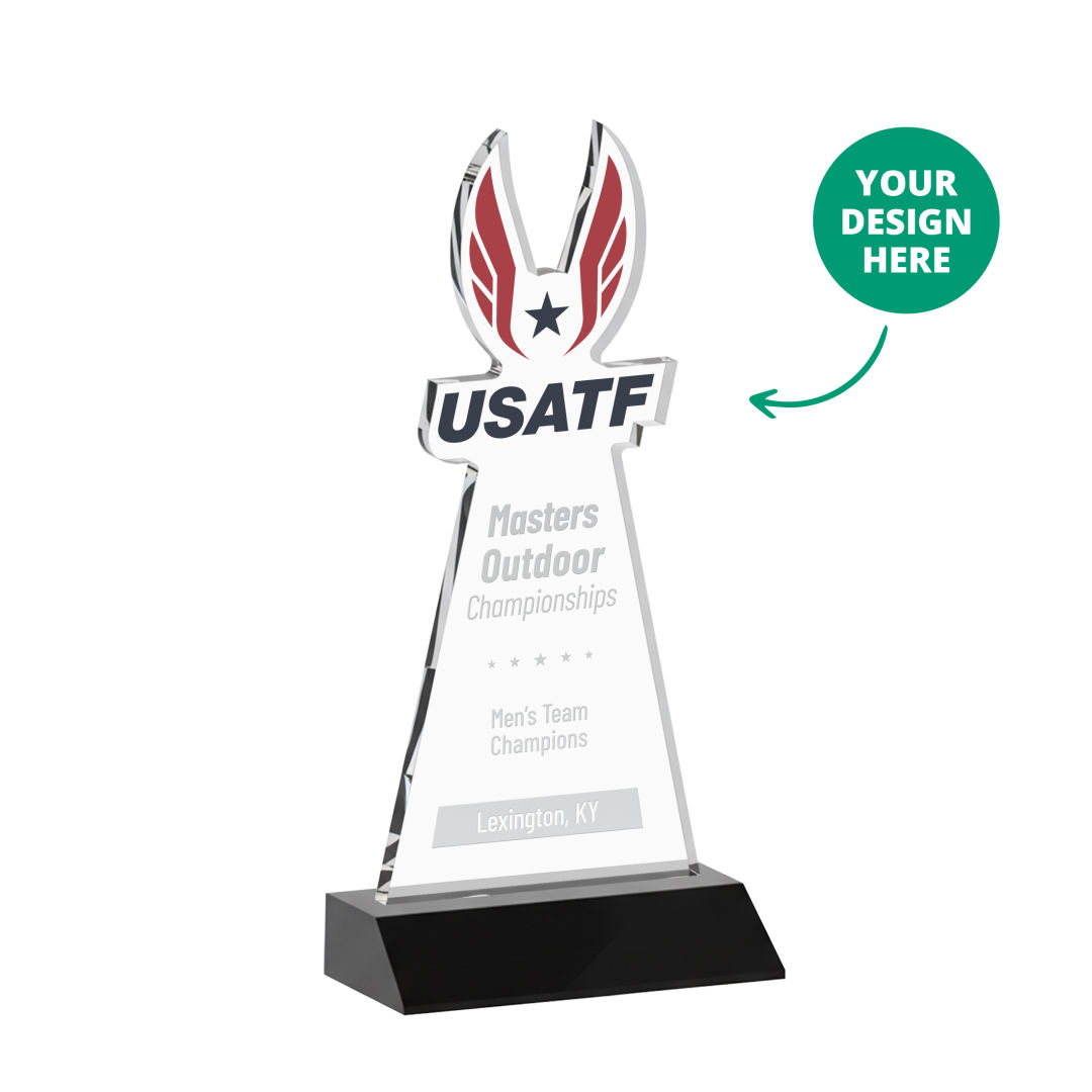 EdgeCraft Award on Mitered Base - Black (via Air)