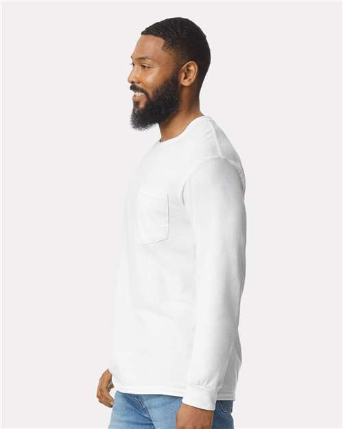 Unisex Ultra Cotton® Long Sleeve Pocket T-Shirt - 2410 47