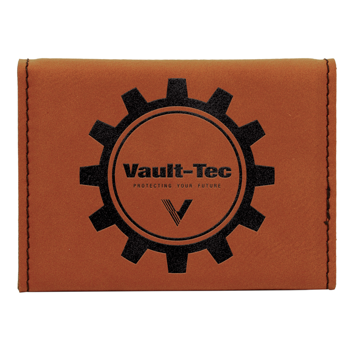 Rawhide Leatherette Business Card Holder