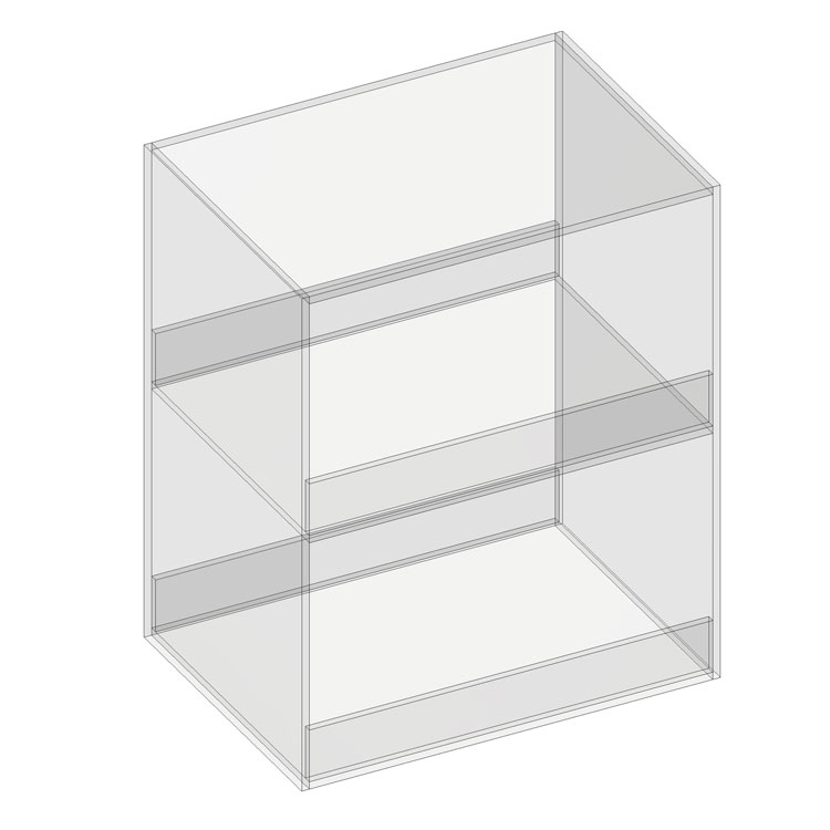 Acrylic Beverage Display 2 Levels