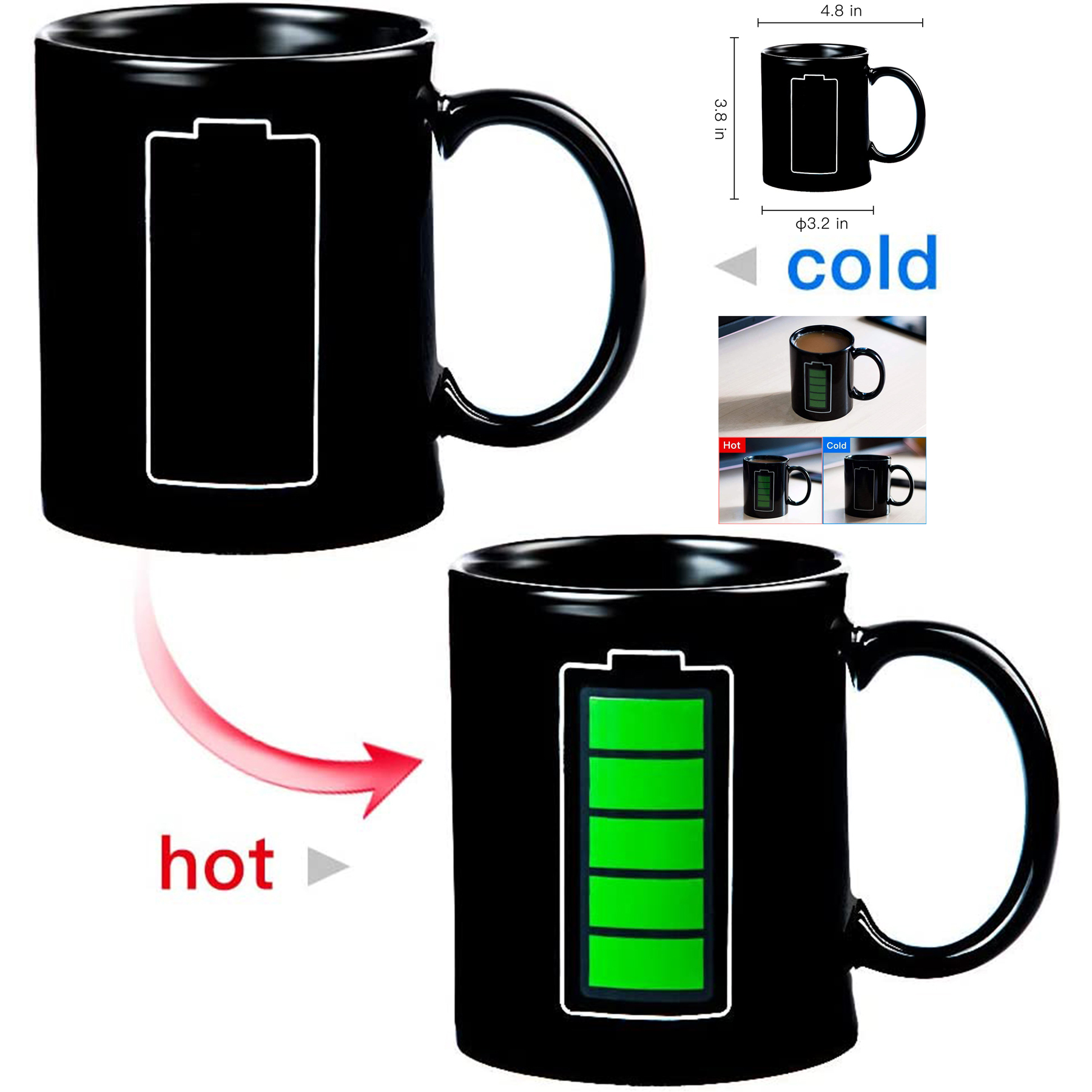 Heat Changing Sensitive Mug 1