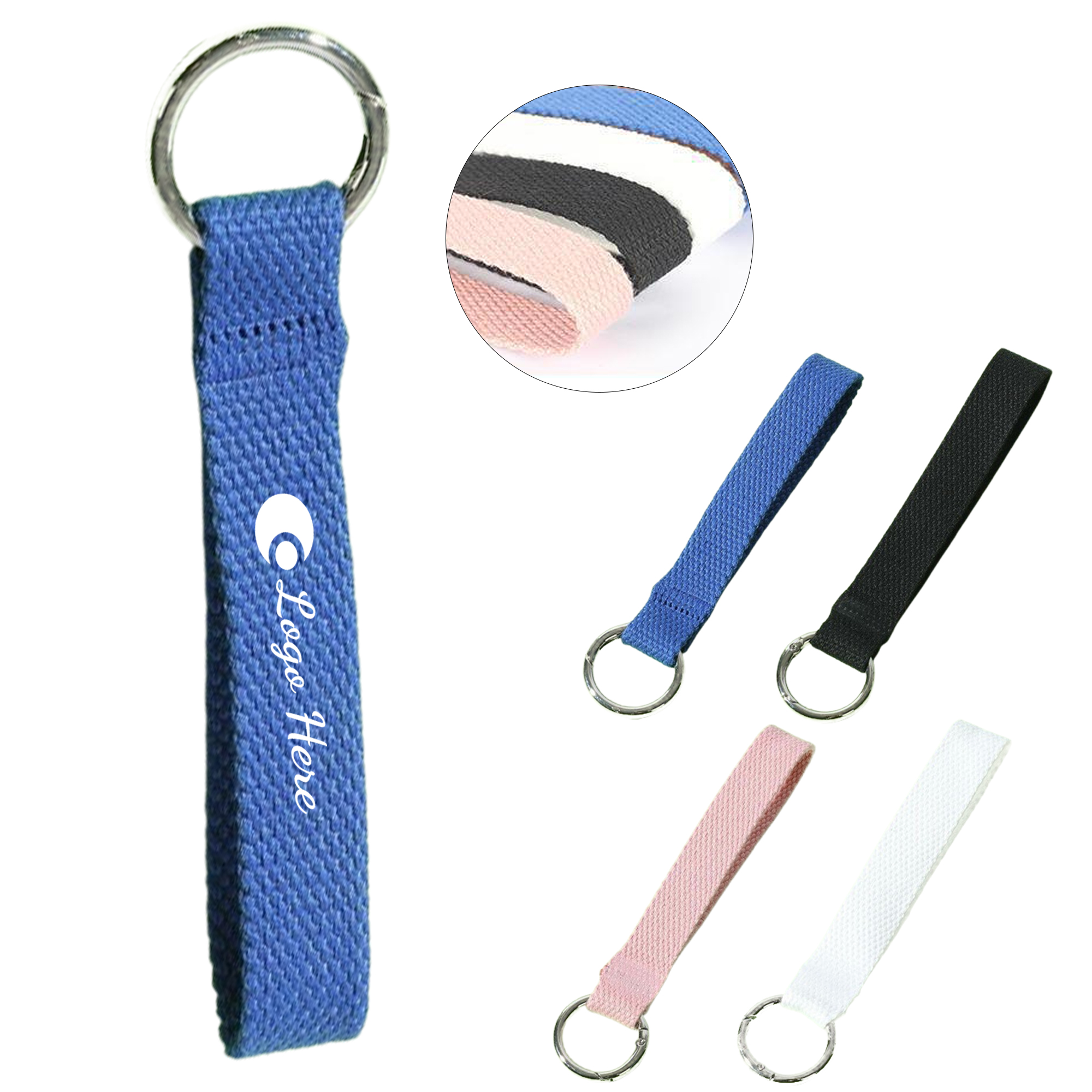 Wristband Key Holder With Metal Loop 3