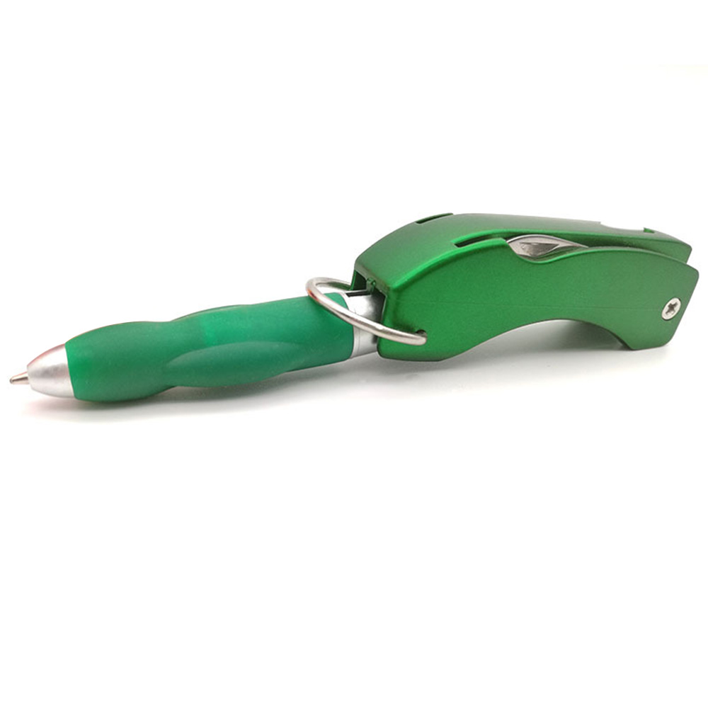 Multifunctional ballpoint pen with knife bottle opener led flashlight key ring 6