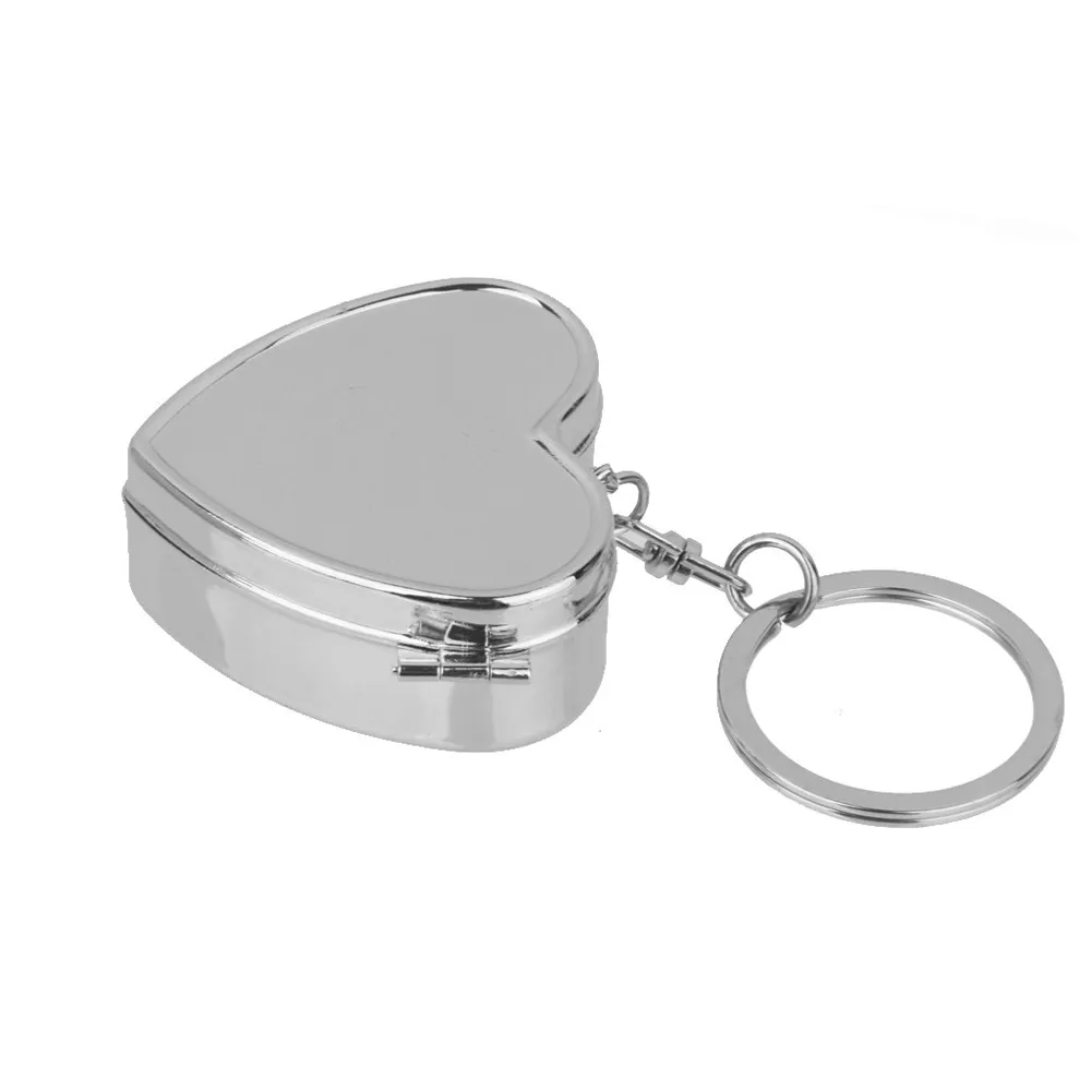 Metal Heart Pill Case 6