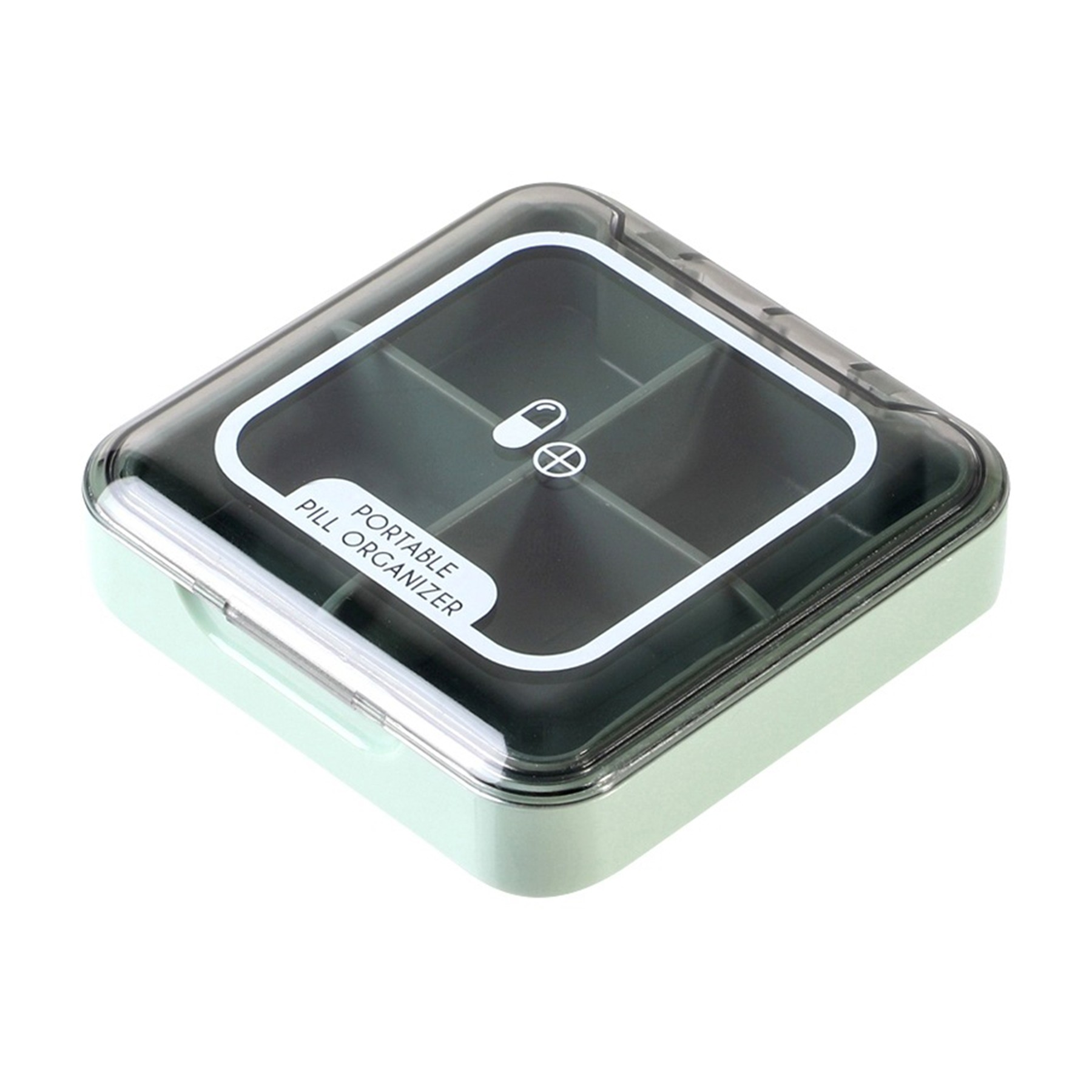 4 Compartments Pill Case 1