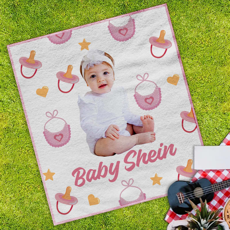 50" X 60" Custom Picnic Blanket With Carrying Strap 4