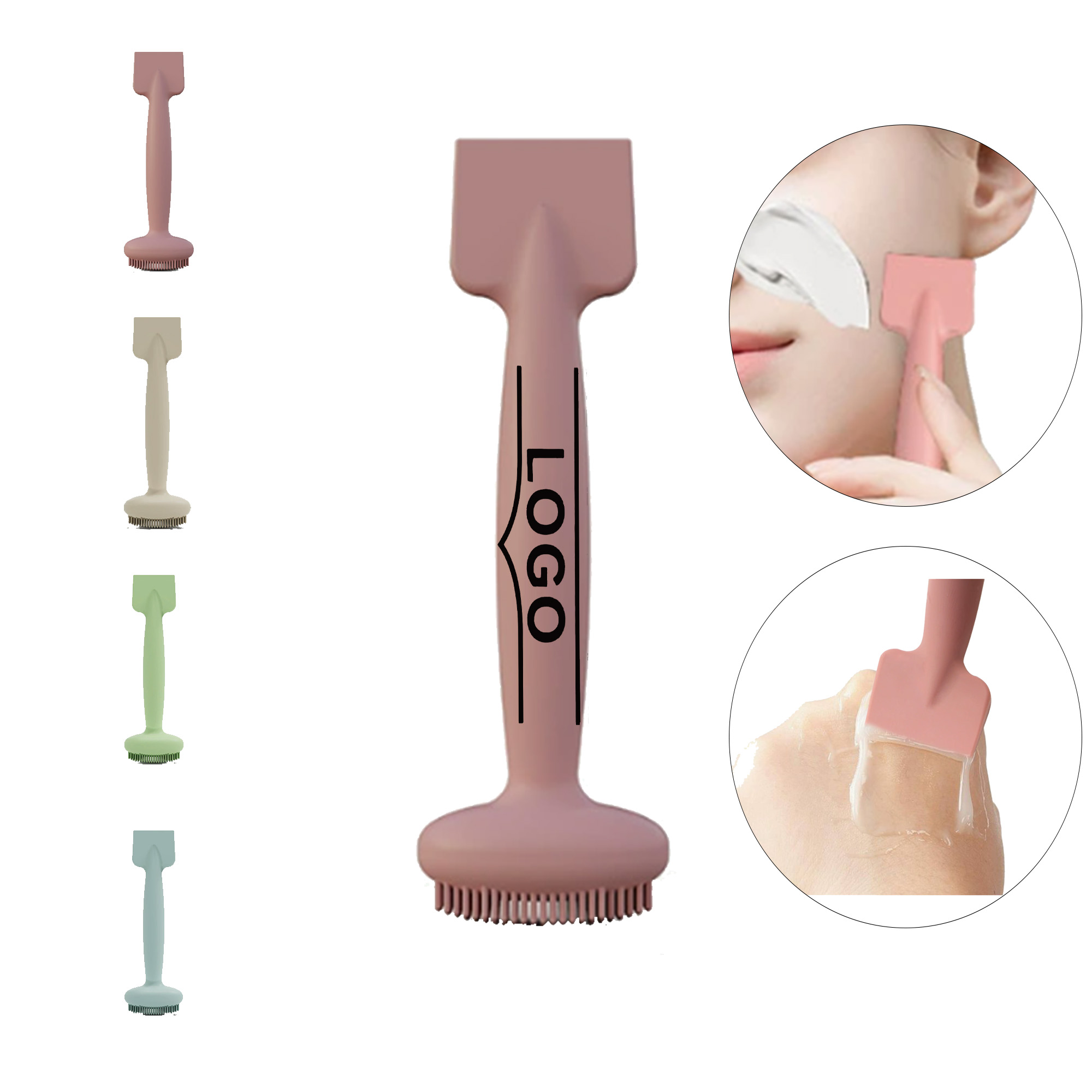 Double Head Facial Mask Brush 2