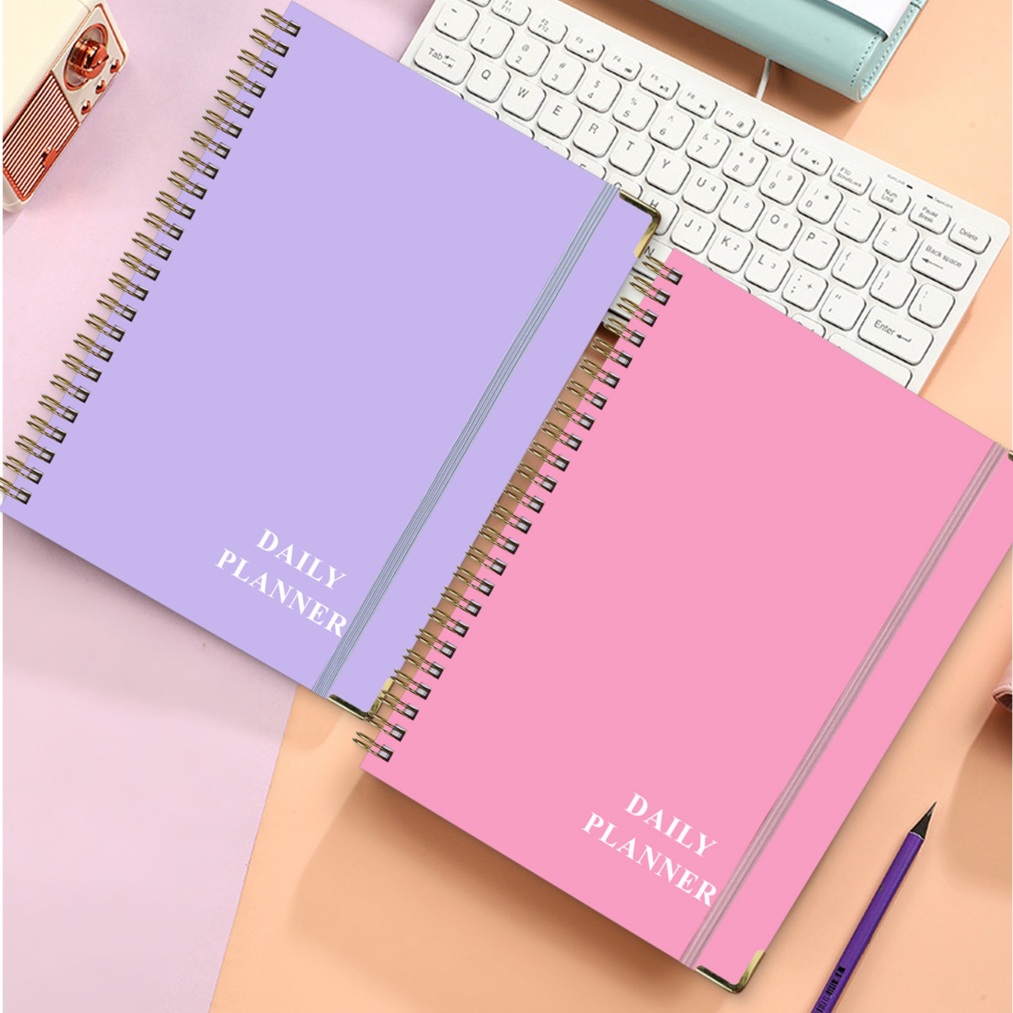 A5 Spiral Daily Planner With Paperboard Cover 8