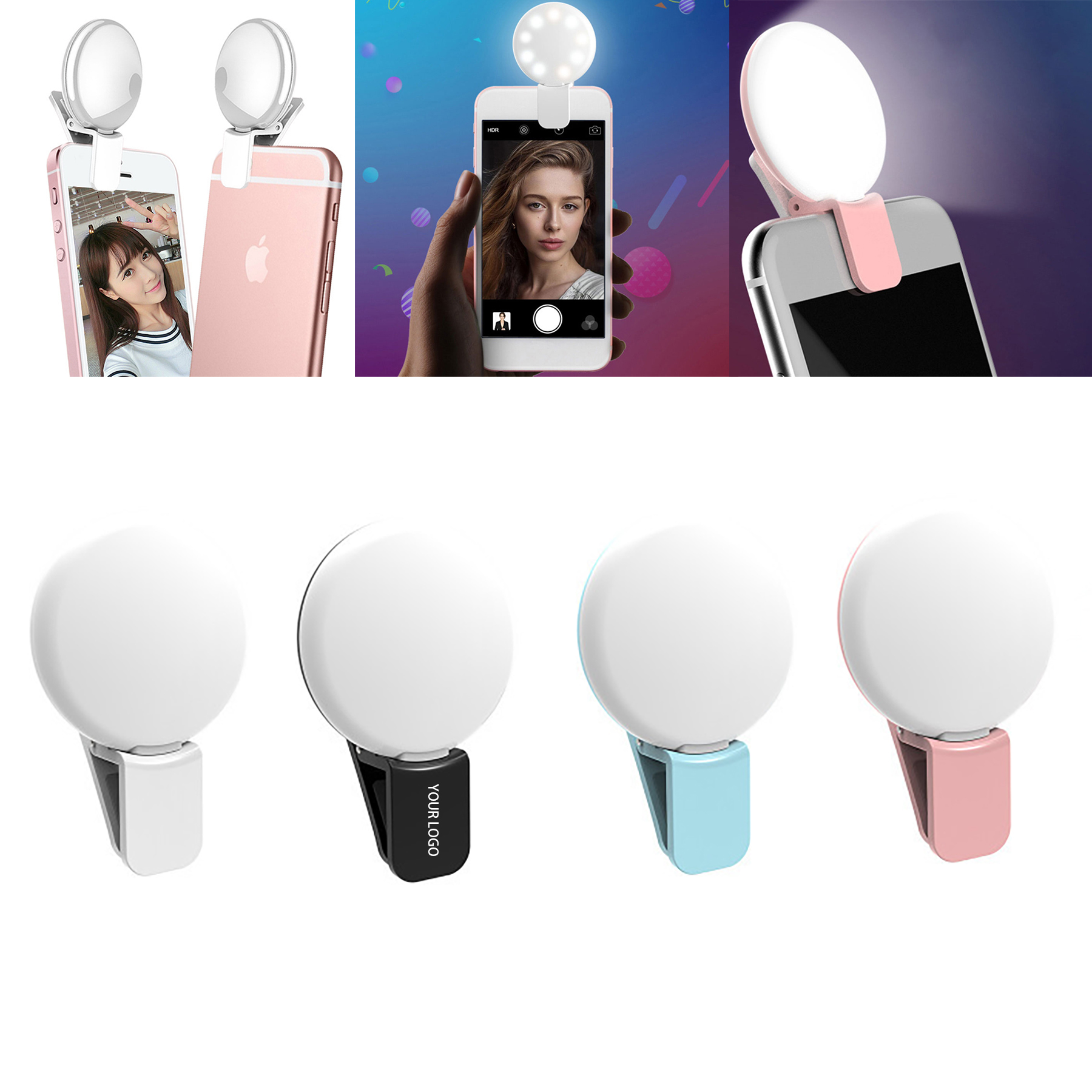 Mobile Phone LED Selfie Ring Light 1