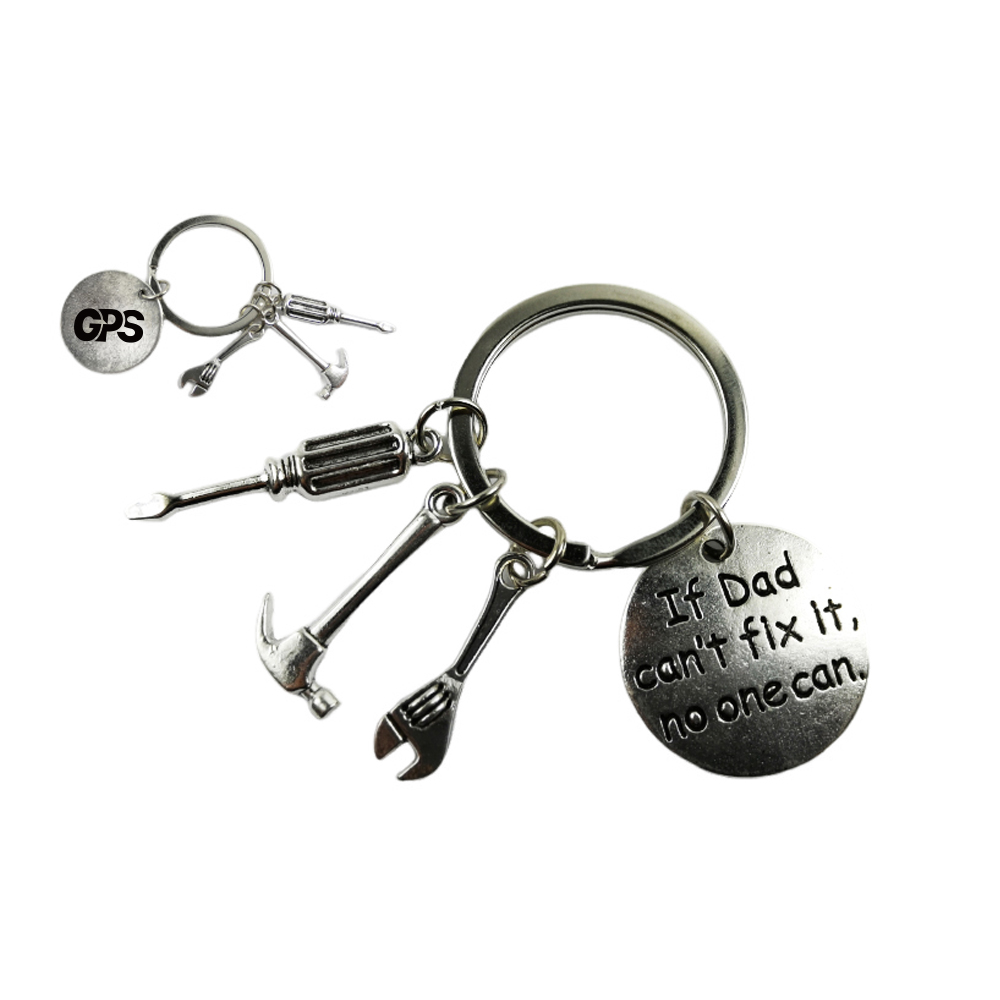 Father's Day Metal Keychain