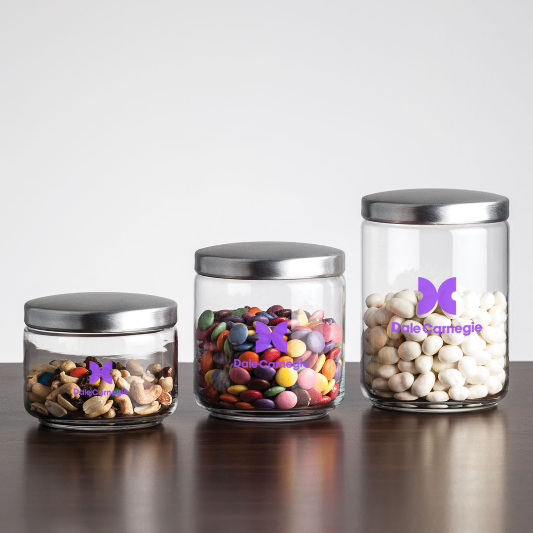 Primrose Jar with Metal Lid - Imprinted 4