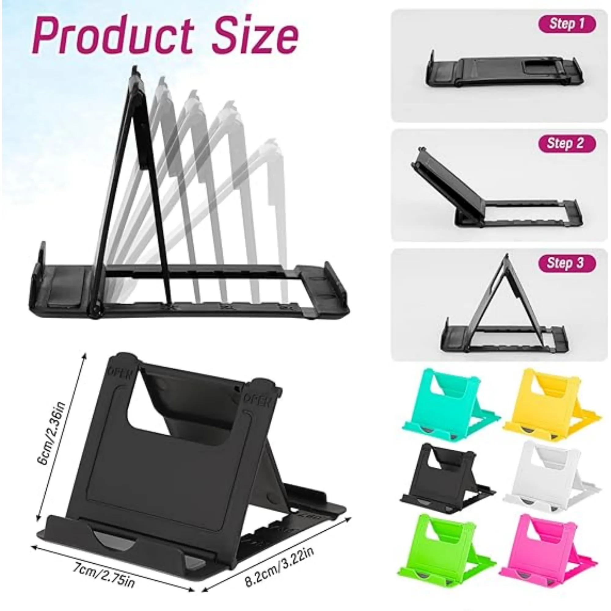 MOQ Universal Cell Phone Stand Holder for Desk and Travel 4