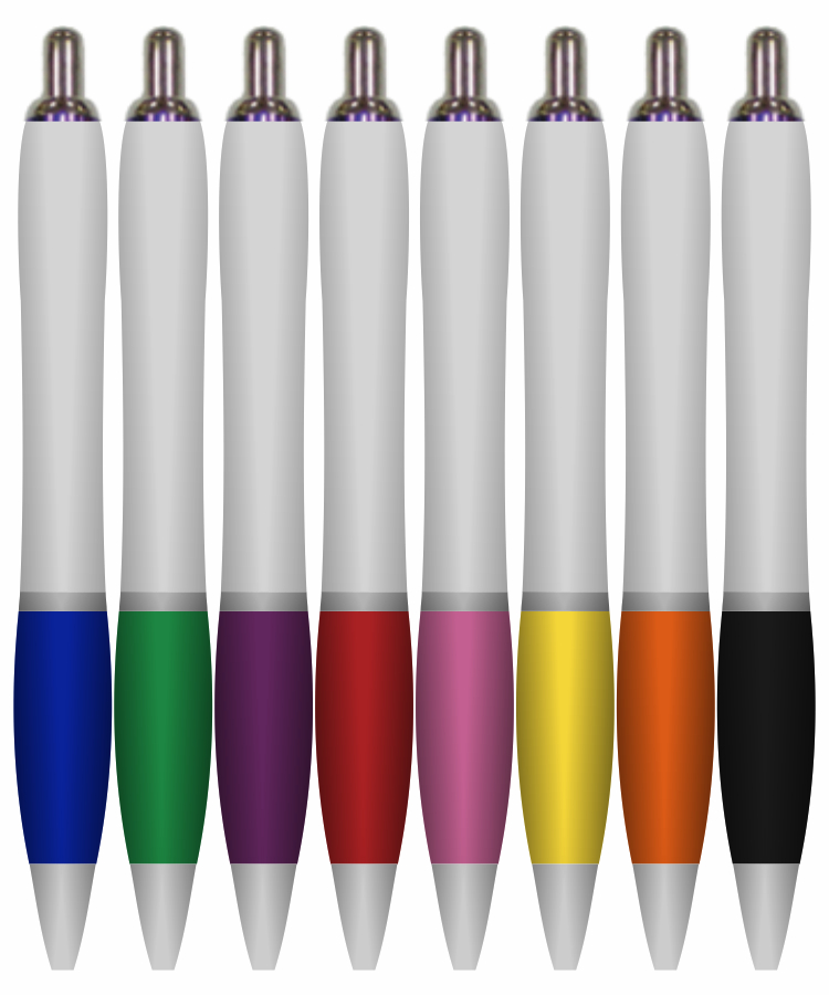 Click Pen Rio Retractable with Rubber Grip 2