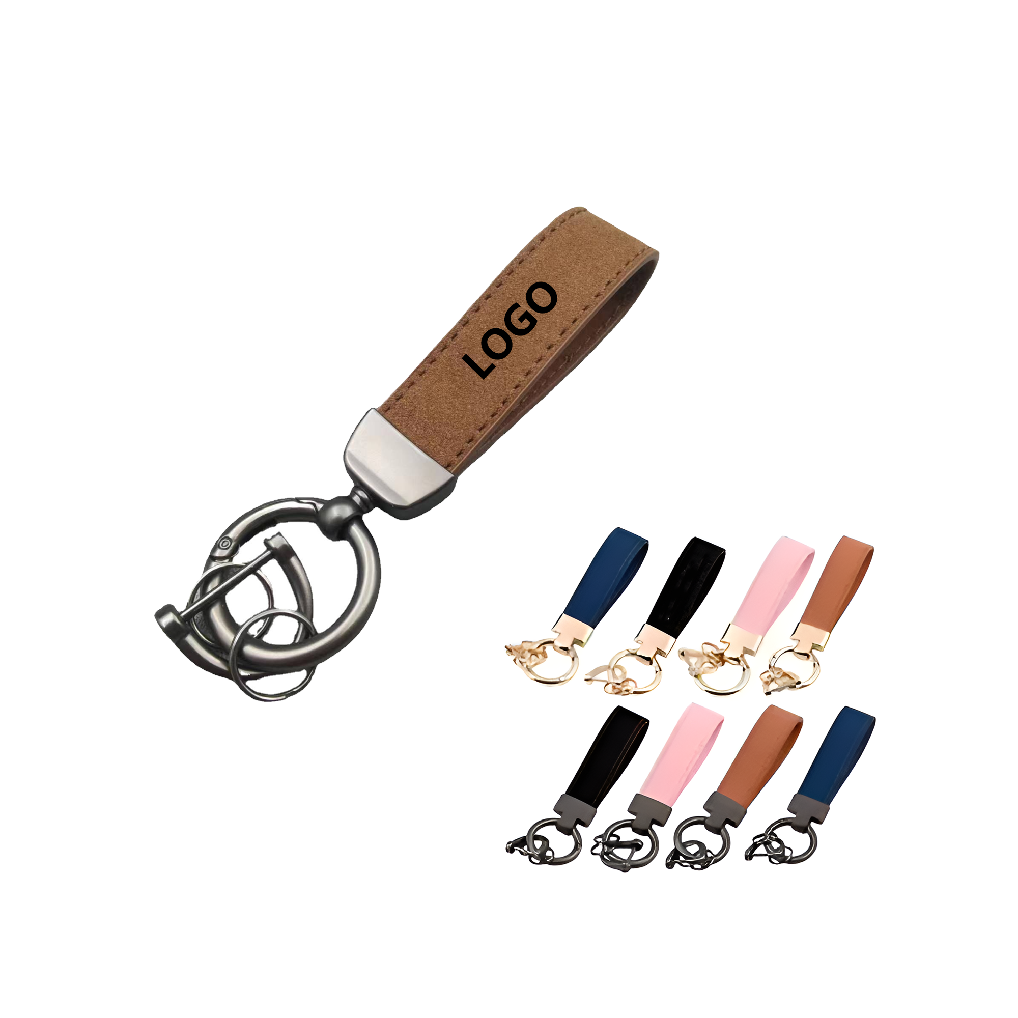 Suede Car Keychain 2