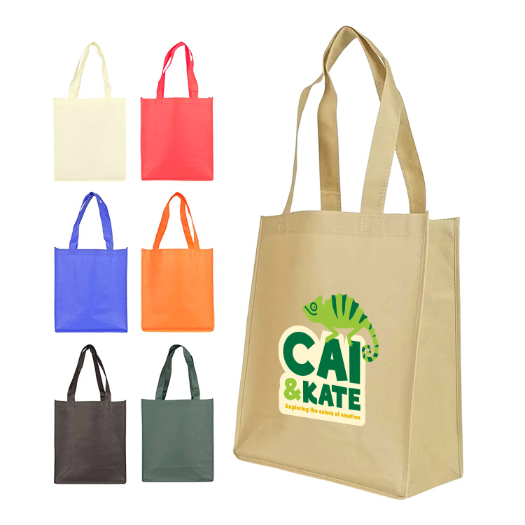 100g Non-Woven Polypropylene Grocery Tote w/ 6" Gusset 7