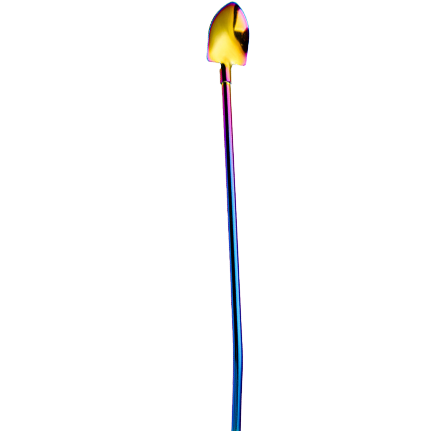 2 in 1 Stainless Steel Shovel Shape Straw Spoons 3