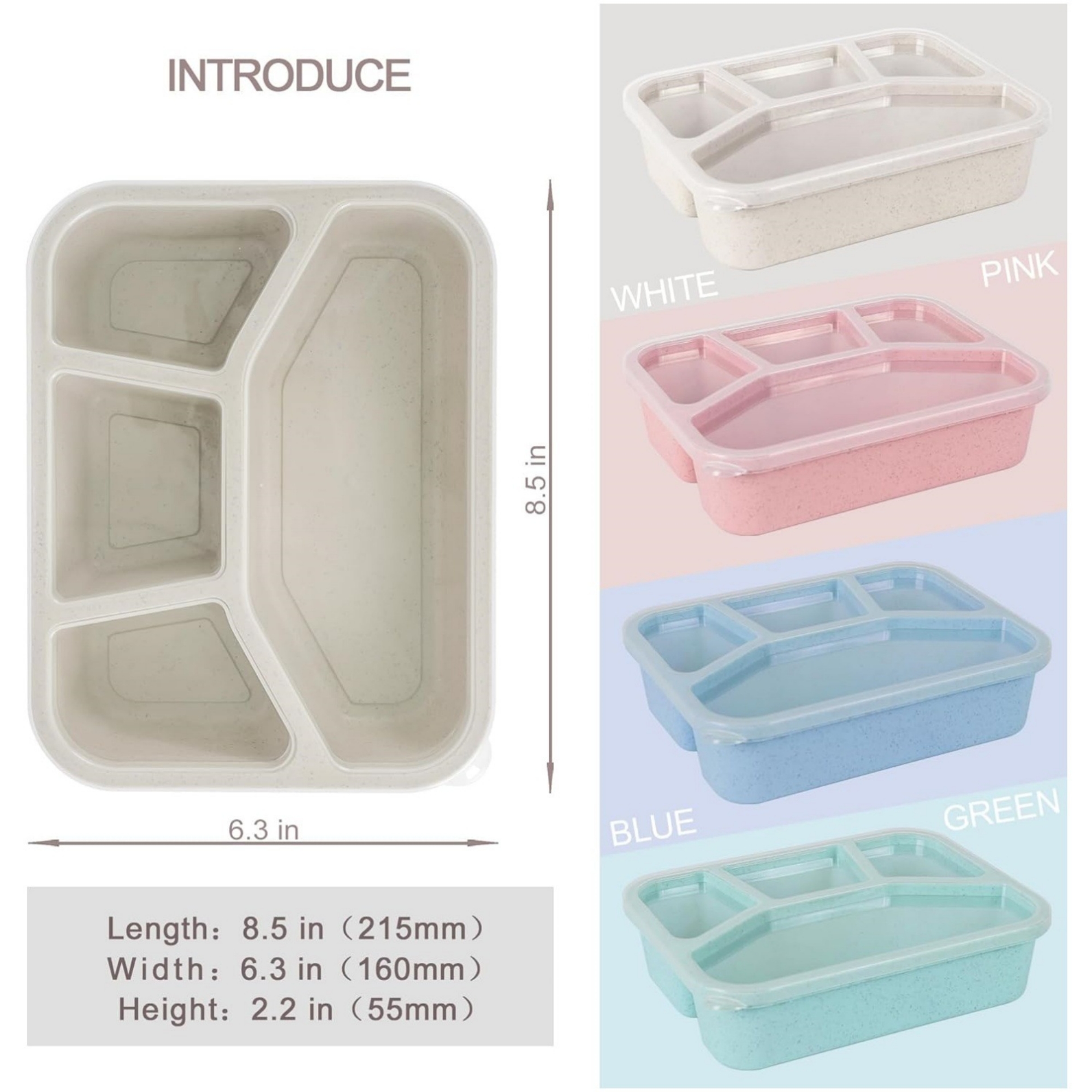 5-Compartments Lunch Box 3