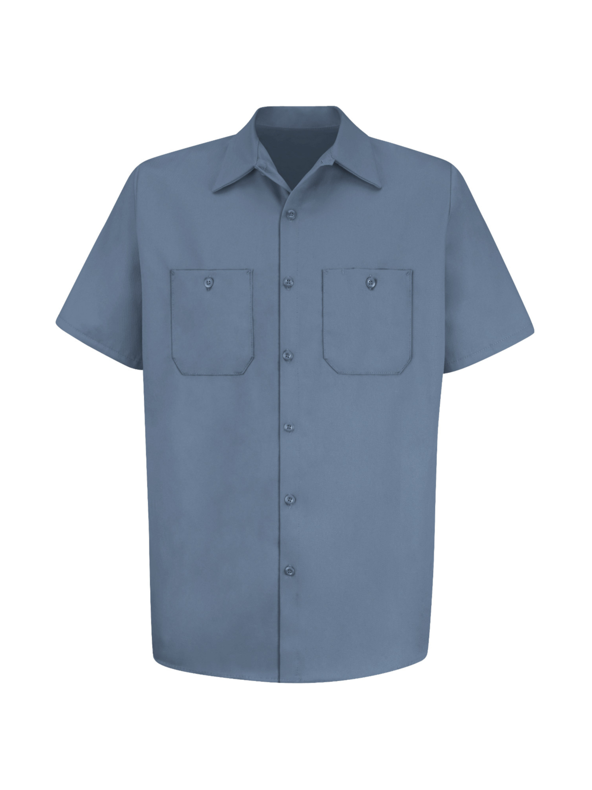 Red Kap Shirts -  Men's Short Sleeve Wrinkle-Resistant Cotton Work Shirt 2