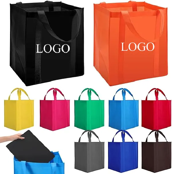 Non-Woven Reusable Grocery Shopping Tote Bag 12